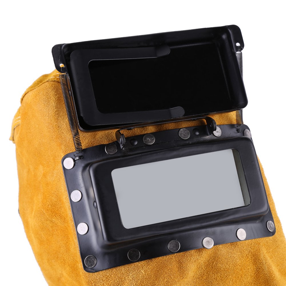 Máscara de Soldadura Resistente al Calor con Lente Protectora Automática y Permeable al Aire