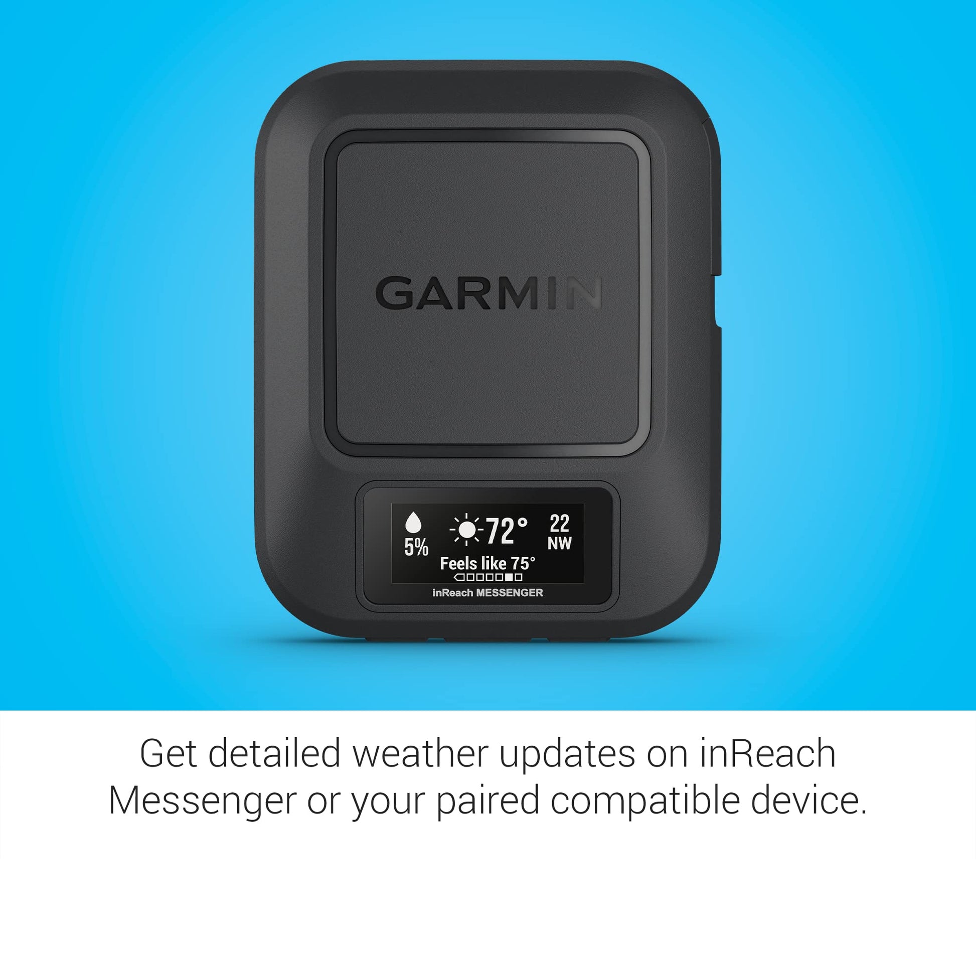 Garmin inReach® Messenger Comunicador satelital portátil, mensajería bidireccional Global