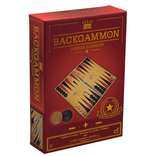 Juego de Estrategia Novelty Corp Backgammon Clásico para 2 Jugadores