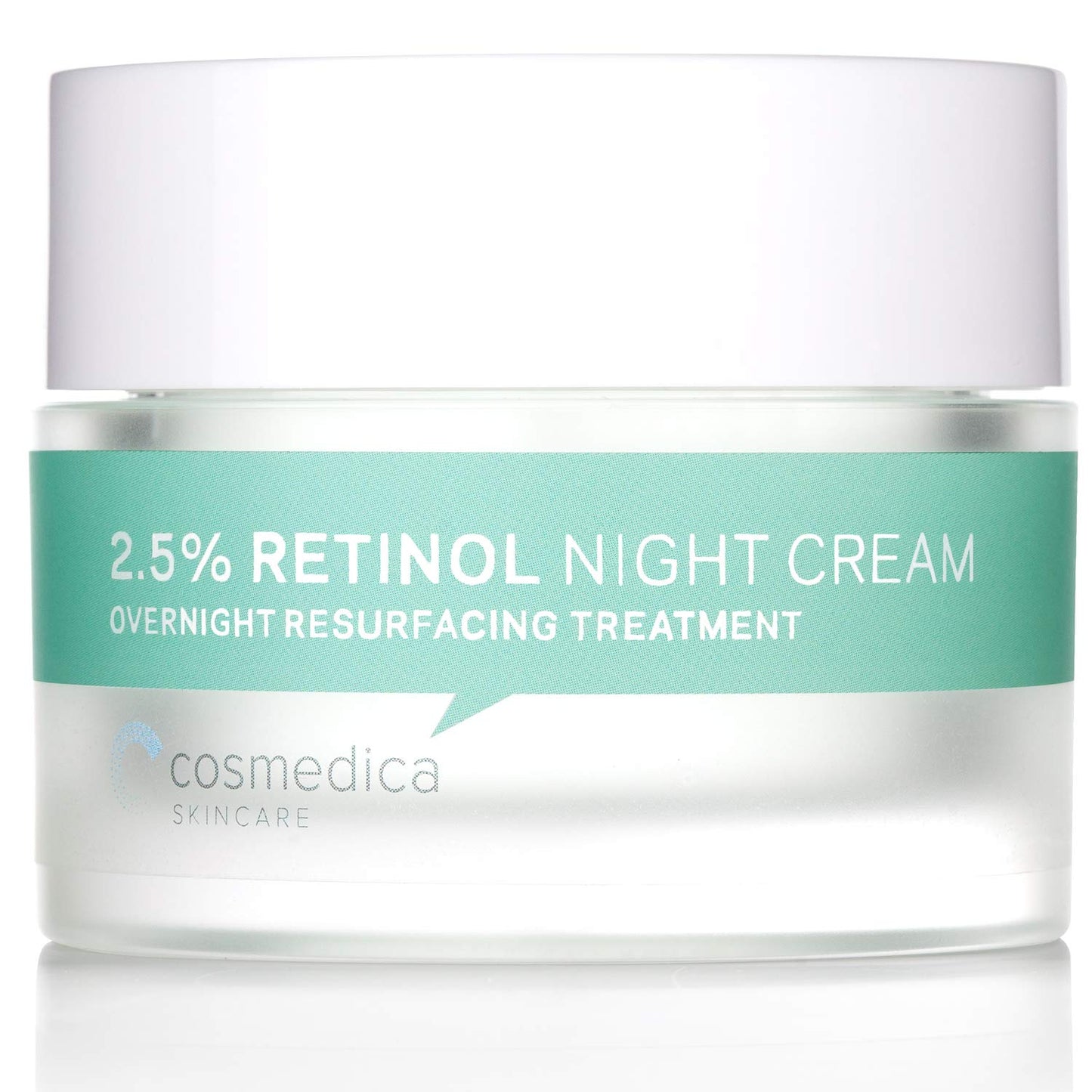 Cosmedica Skincare CREMA DE RETINOL AL 2.5%. Combate el acné y suaviza líneas de expresión. Con Aloe Vera y Extracto de Te verde.