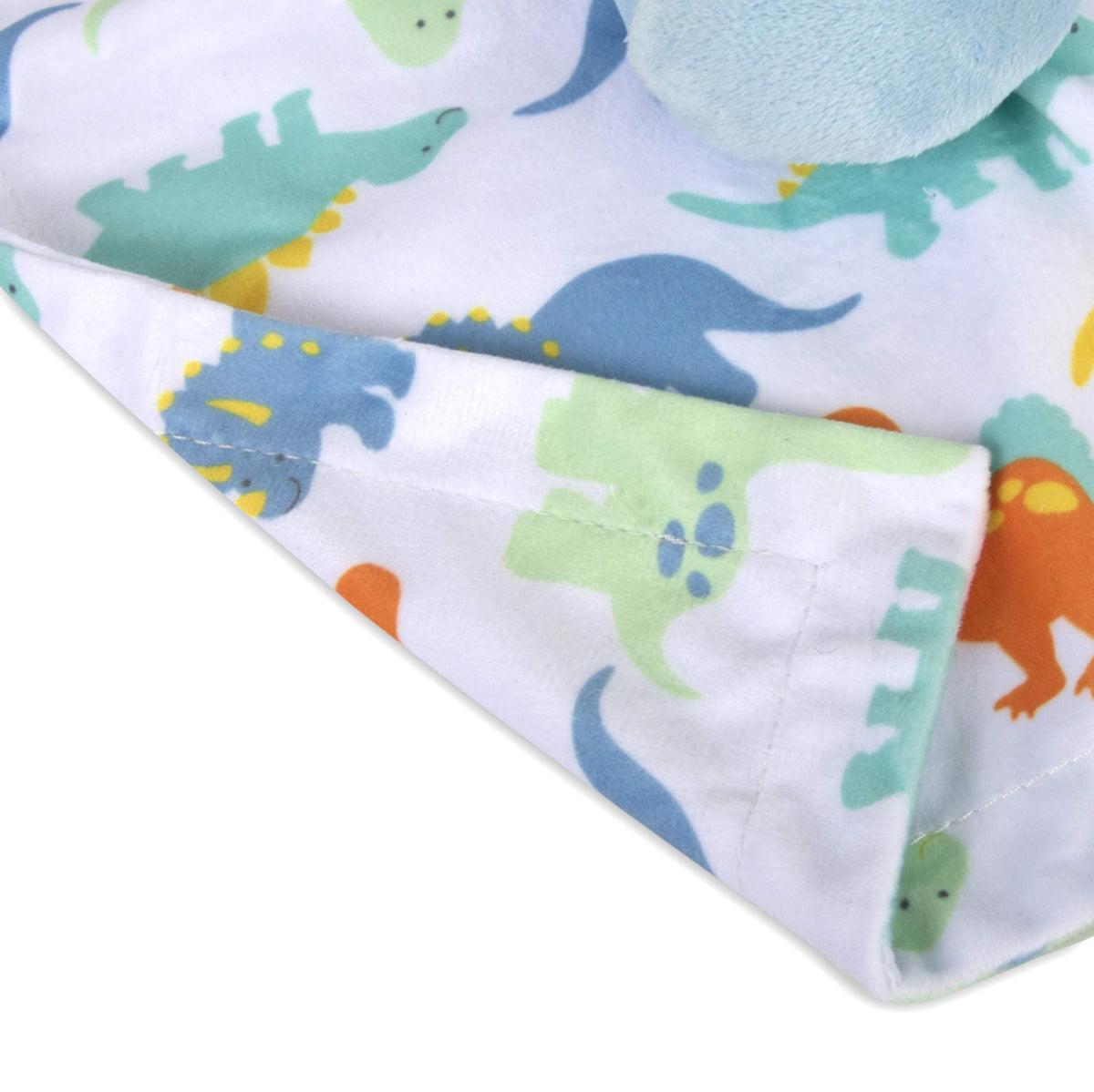 Minky Animal Snuggler - Manta para niños, bebés, niños, niñas, Manta de Seguridad Neutra de género con Animales de Peluche