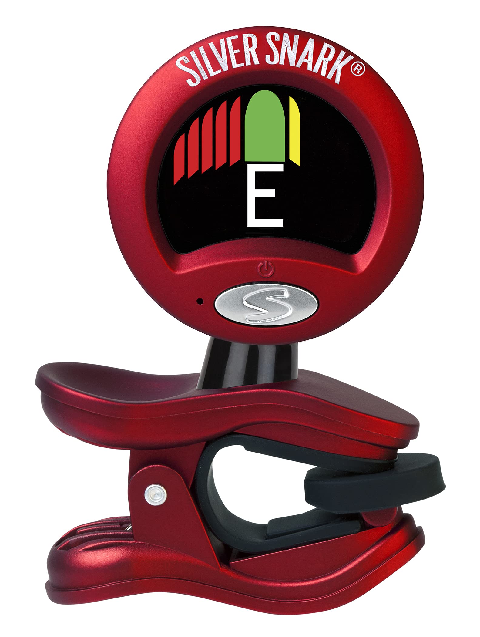 SNARK 2 - Afinador de Todos los Instrumentos con Clip, Rojo/Plateado