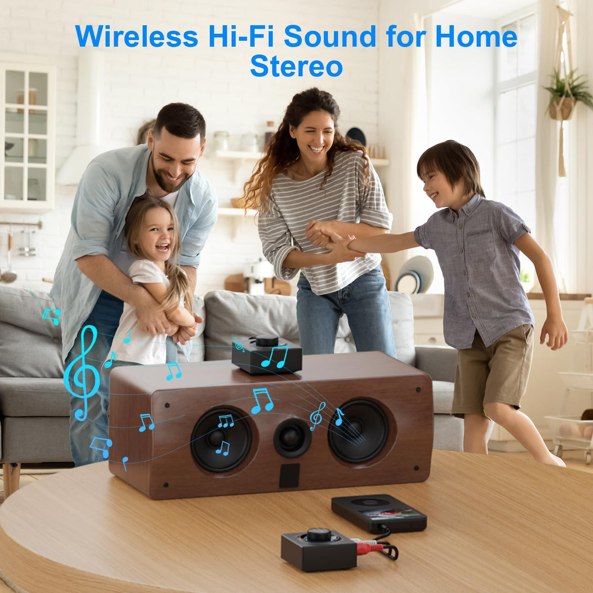 Adaptador de Audio Bluetooth YMOO B07Set 5.3