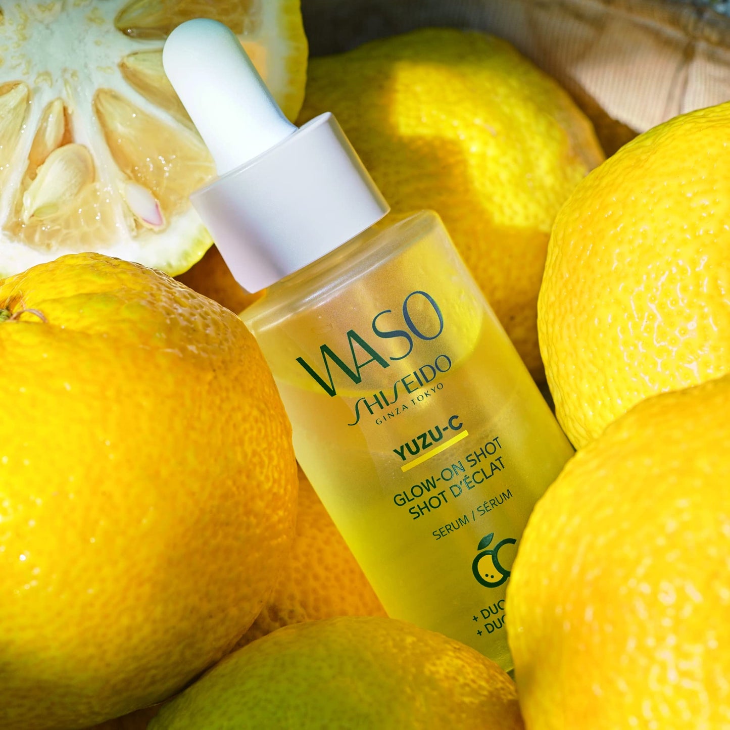 Shiseido Waso Yuzu-C Glow-On Shot Serum, 7.62 ml