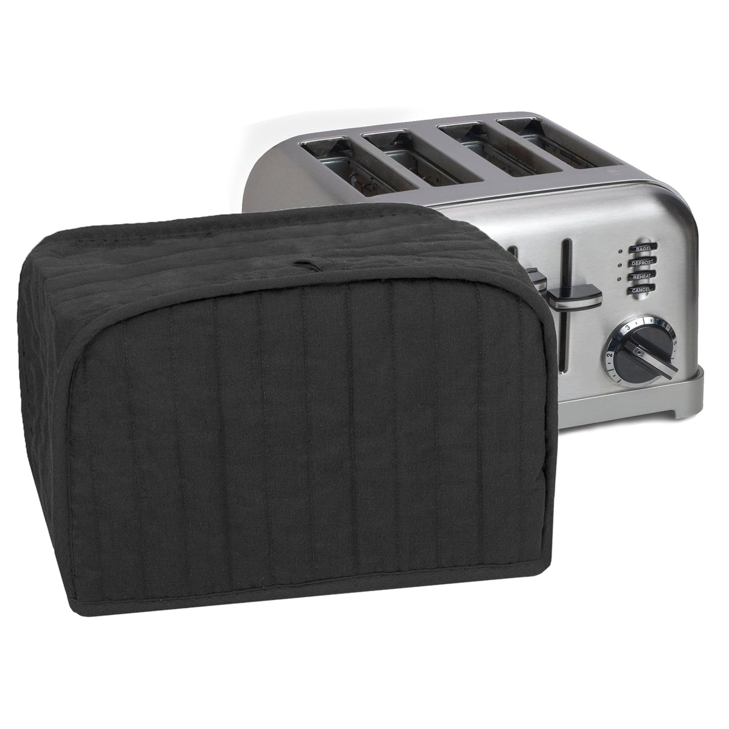 Ritz Protector acolchado para licuadora, Cobertor para tostadora de 4 rebanadas, Negro, 4-Slice Toaster Cover, 1