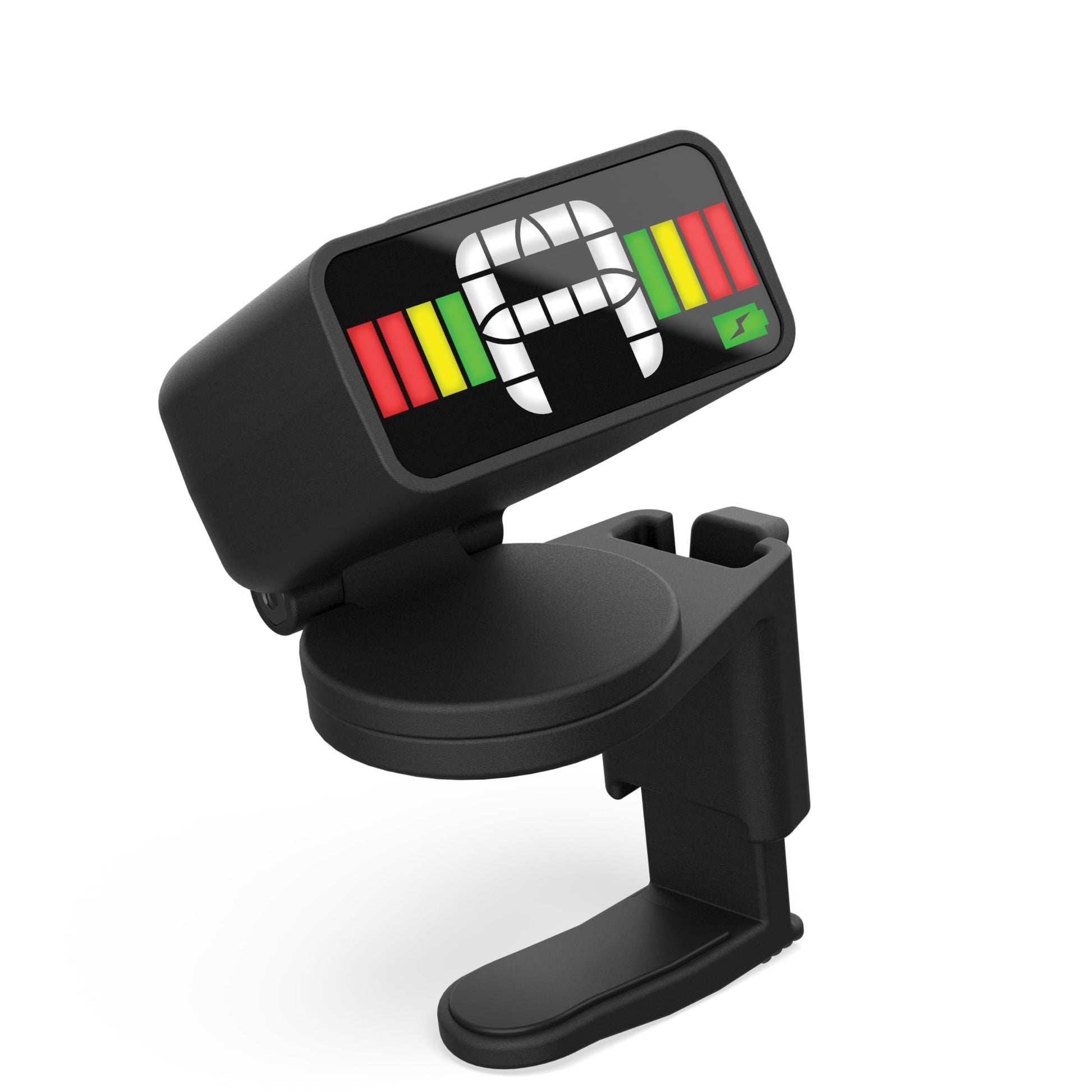 D'Addario Accessories | Afinador de guitarra | Recargable - Clip Universal | Individual - Compacto y discreto - Guitarra, bajo, ukelele, mandolina y banjo