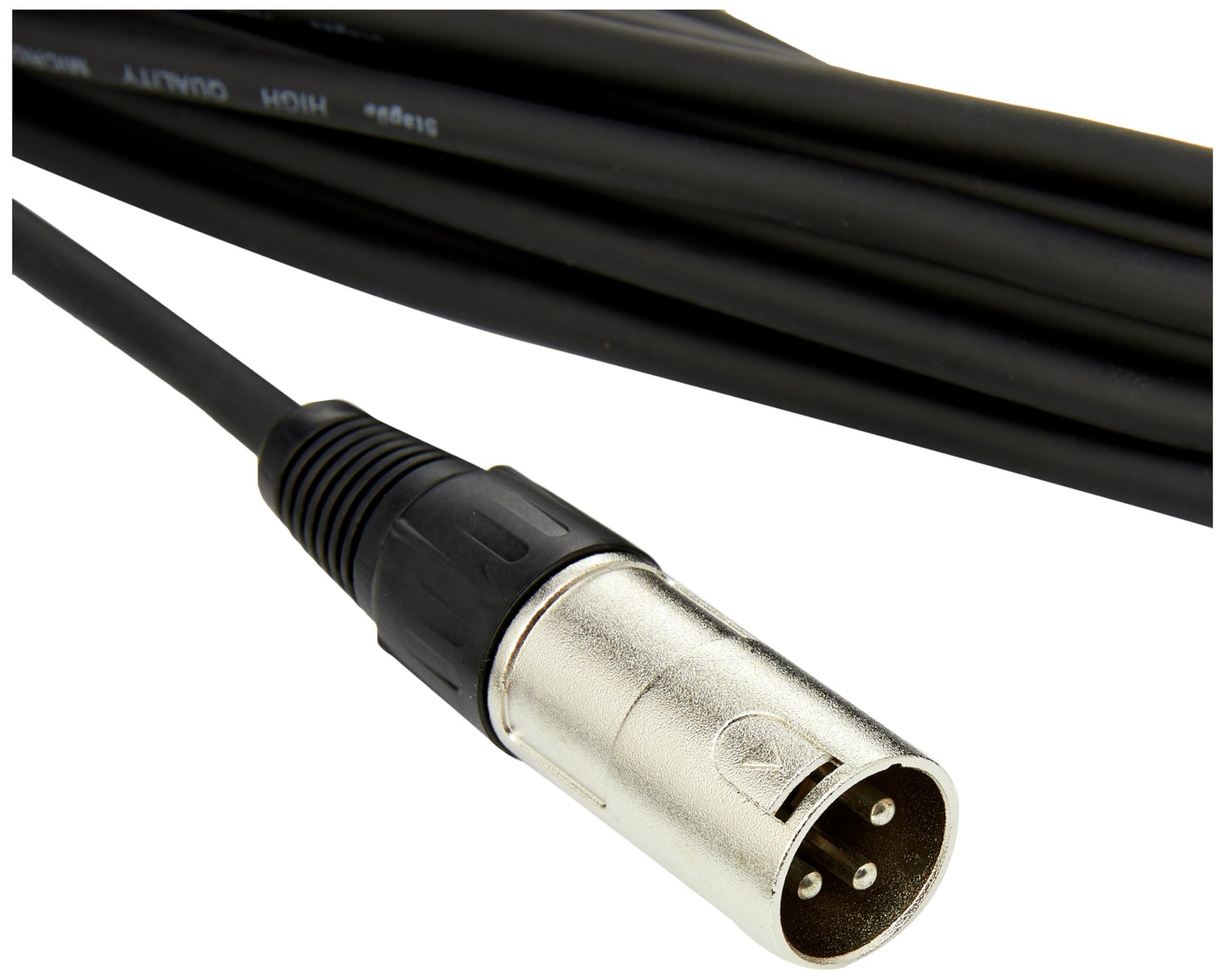 Cable de Micrófono Stagg Negro 50 Pies XLR/XLR