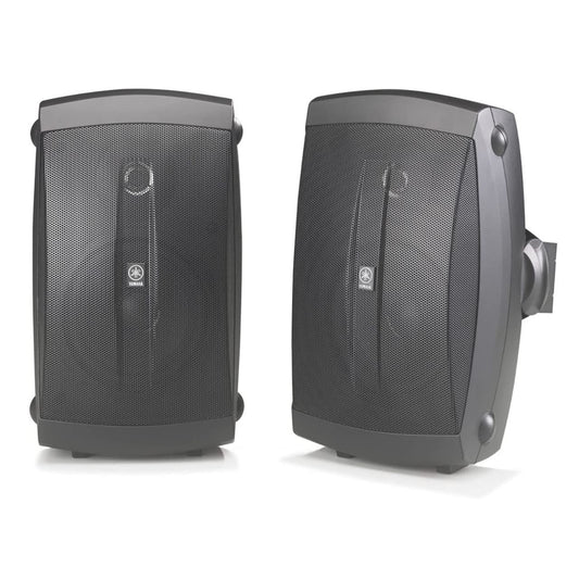 Bocina de Intemperie Yamaha Negro 120 W de Salida Máxima (Par)