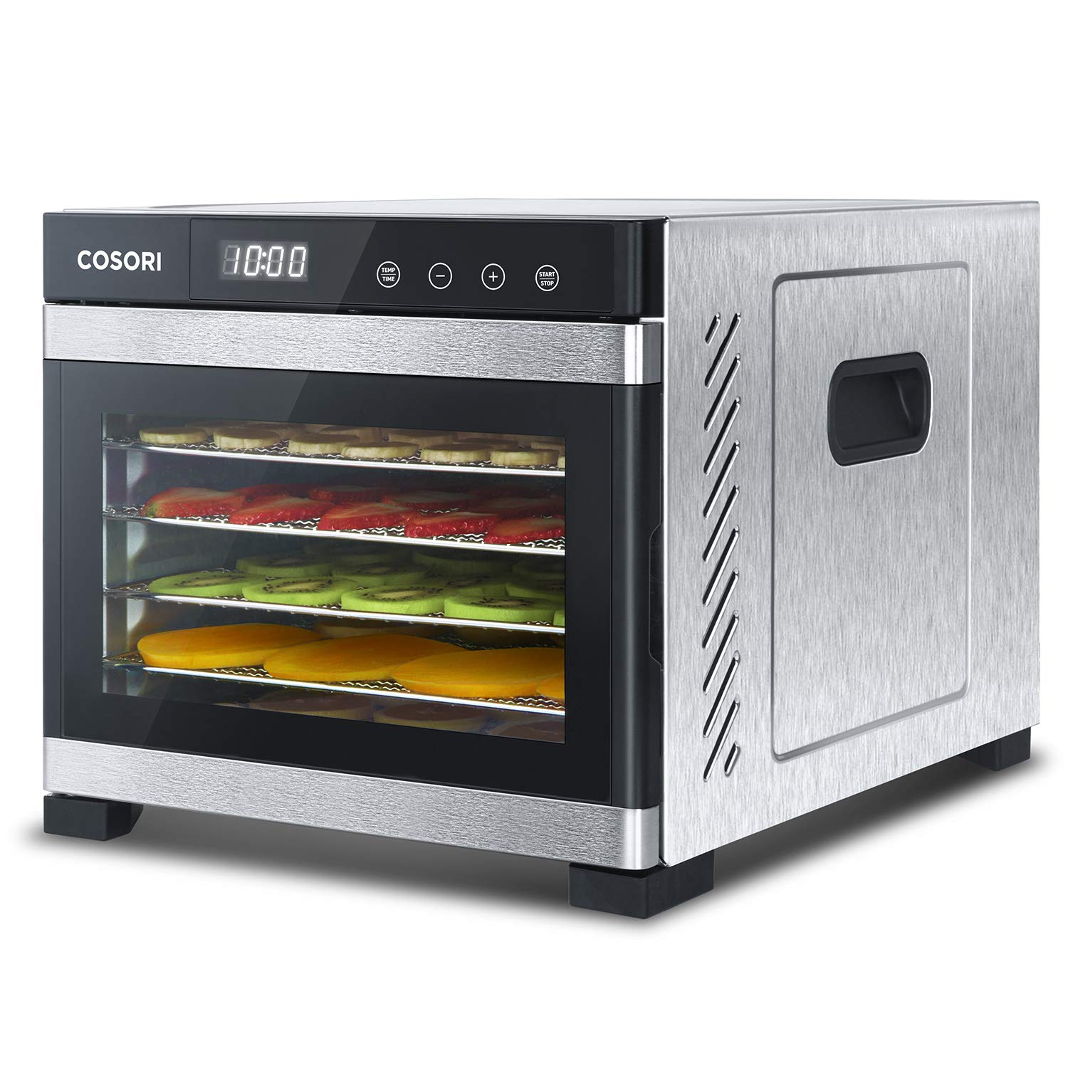 COSORI - Accesorios para deshidratadores de alimentos, compatibles con CP267-FD, paquete de 2 bandejas de acero inoxidable, C267-2ST