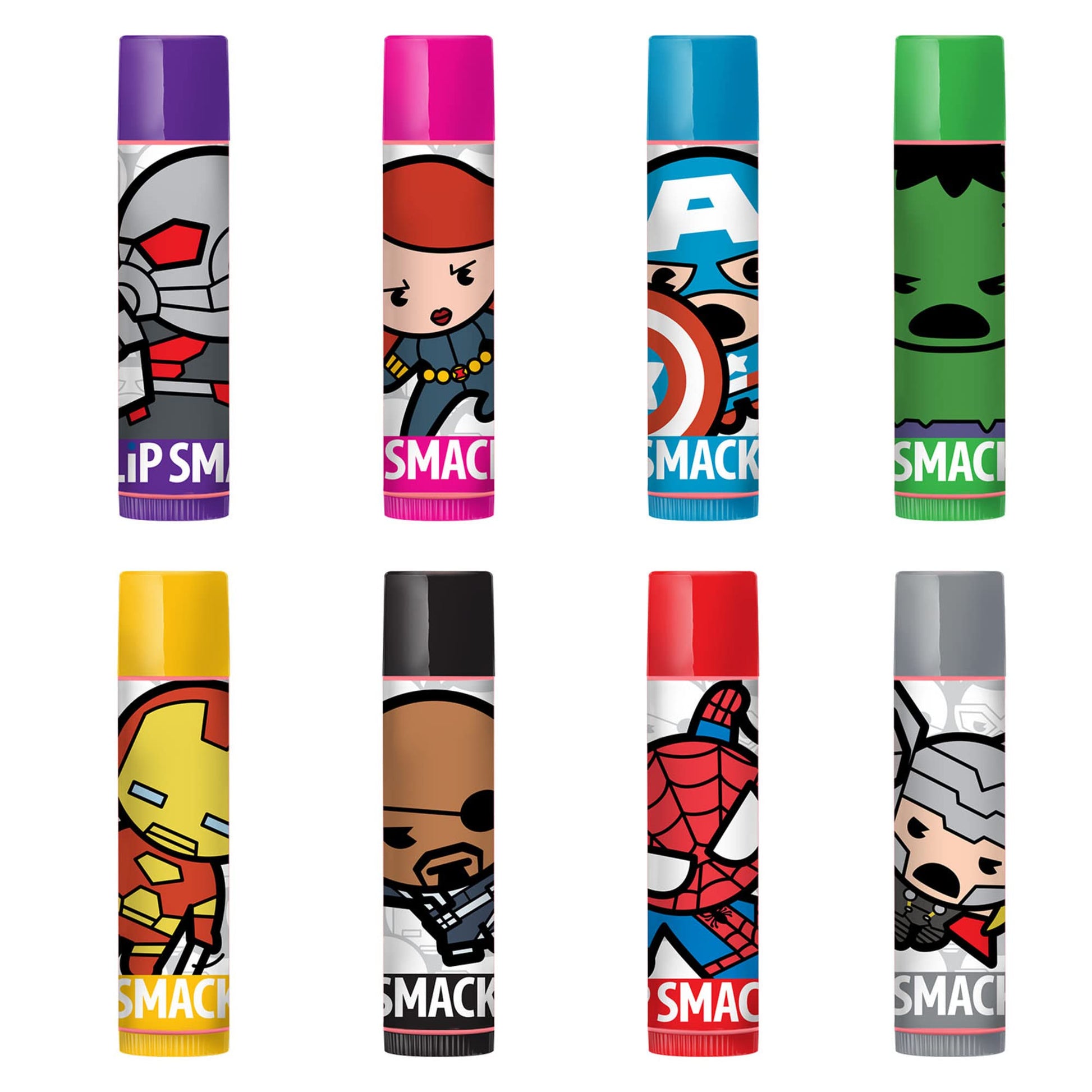 Lip Smacker Marvel Avenger Lip Balm Party Pack 8 Count
