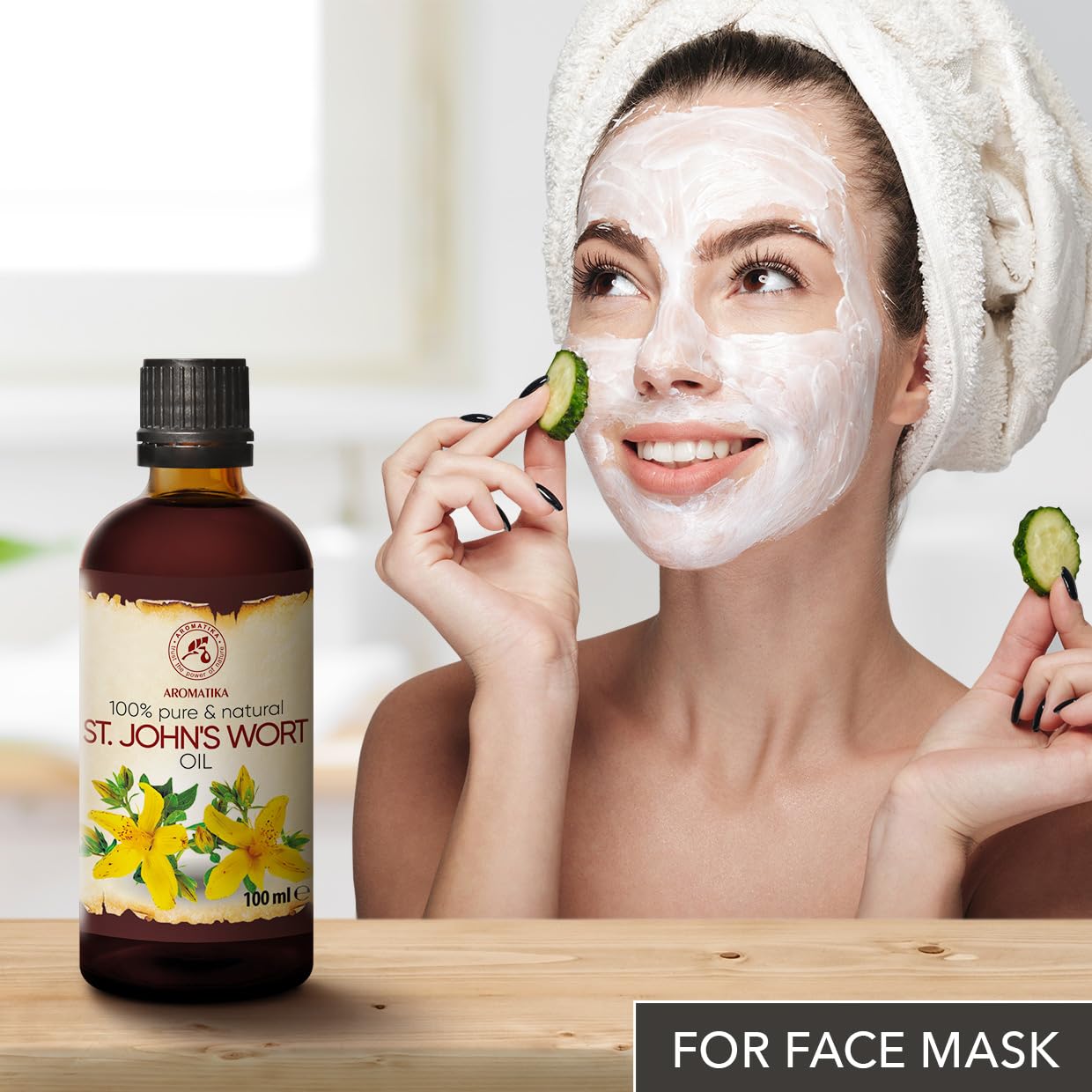 Aceite Orgánico Hierba San Juan para Cuidado Intensivo Piel - Aromaterapia Natural - Envío Rápido y Calidad Premium.