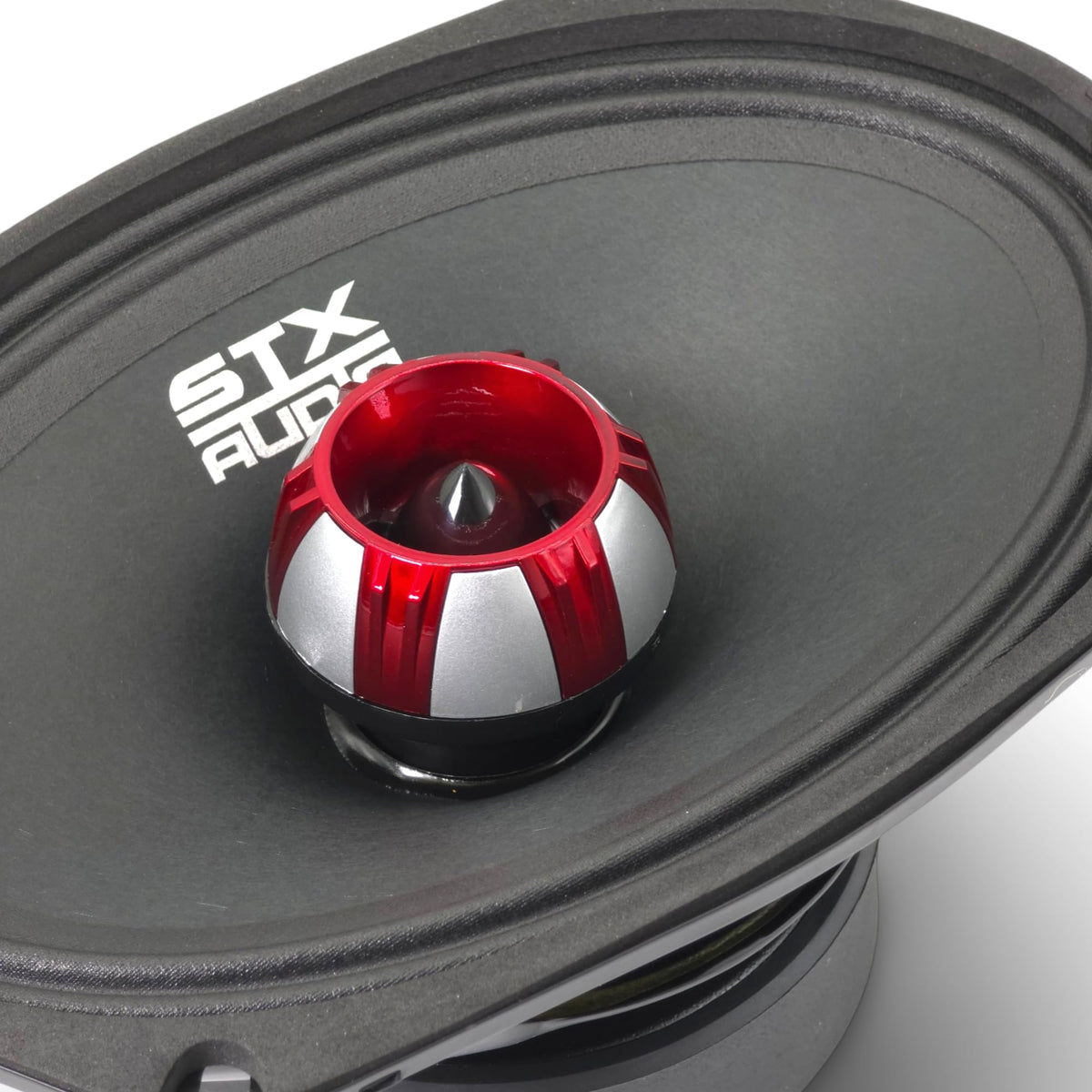 Altavoz de Rango Medio STX Audio Negro de 6 x 9 Pulgadas para Coche