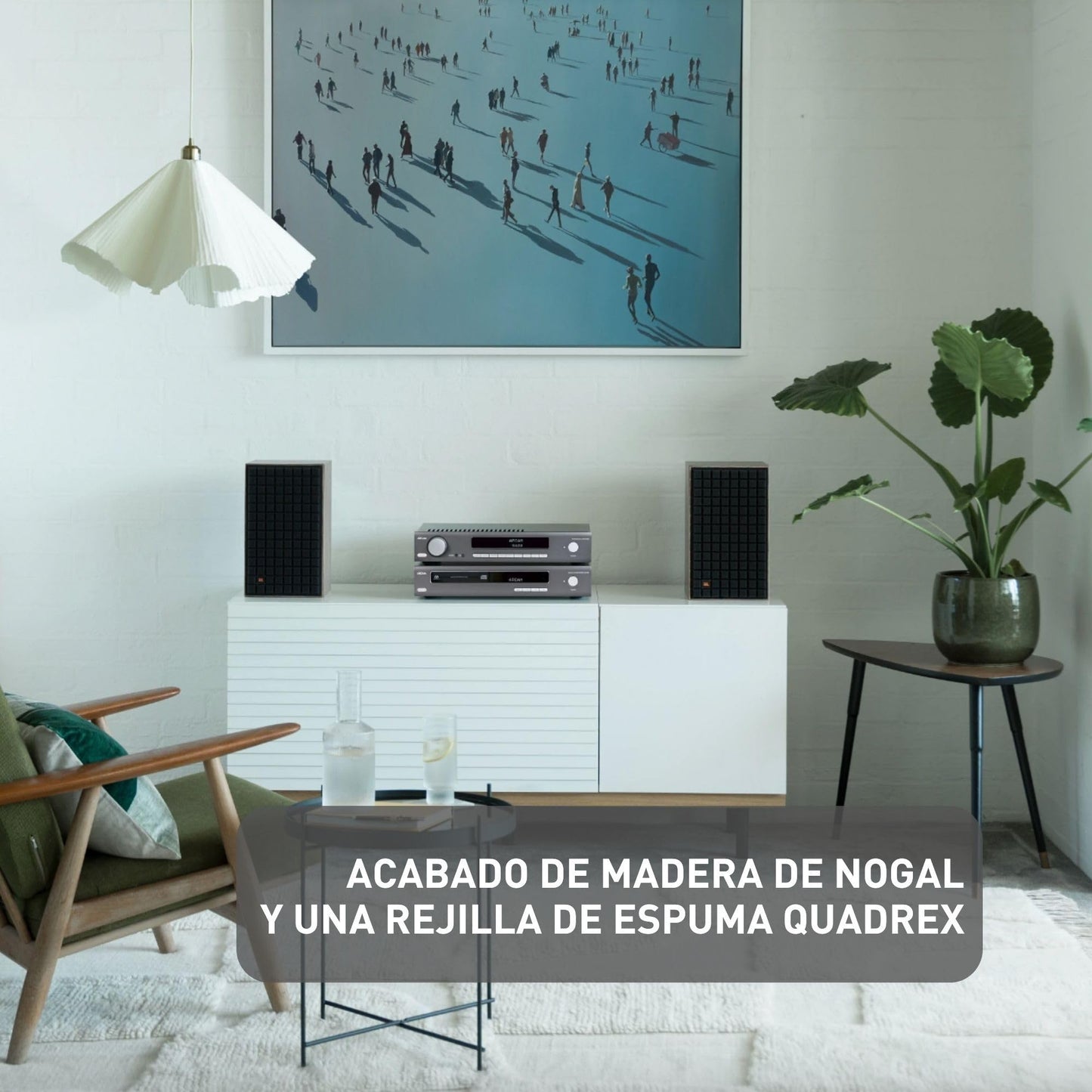 JBL Bafle de repiza 2-Way Bookshelf Loudspeaker de 10 a 75 Watts