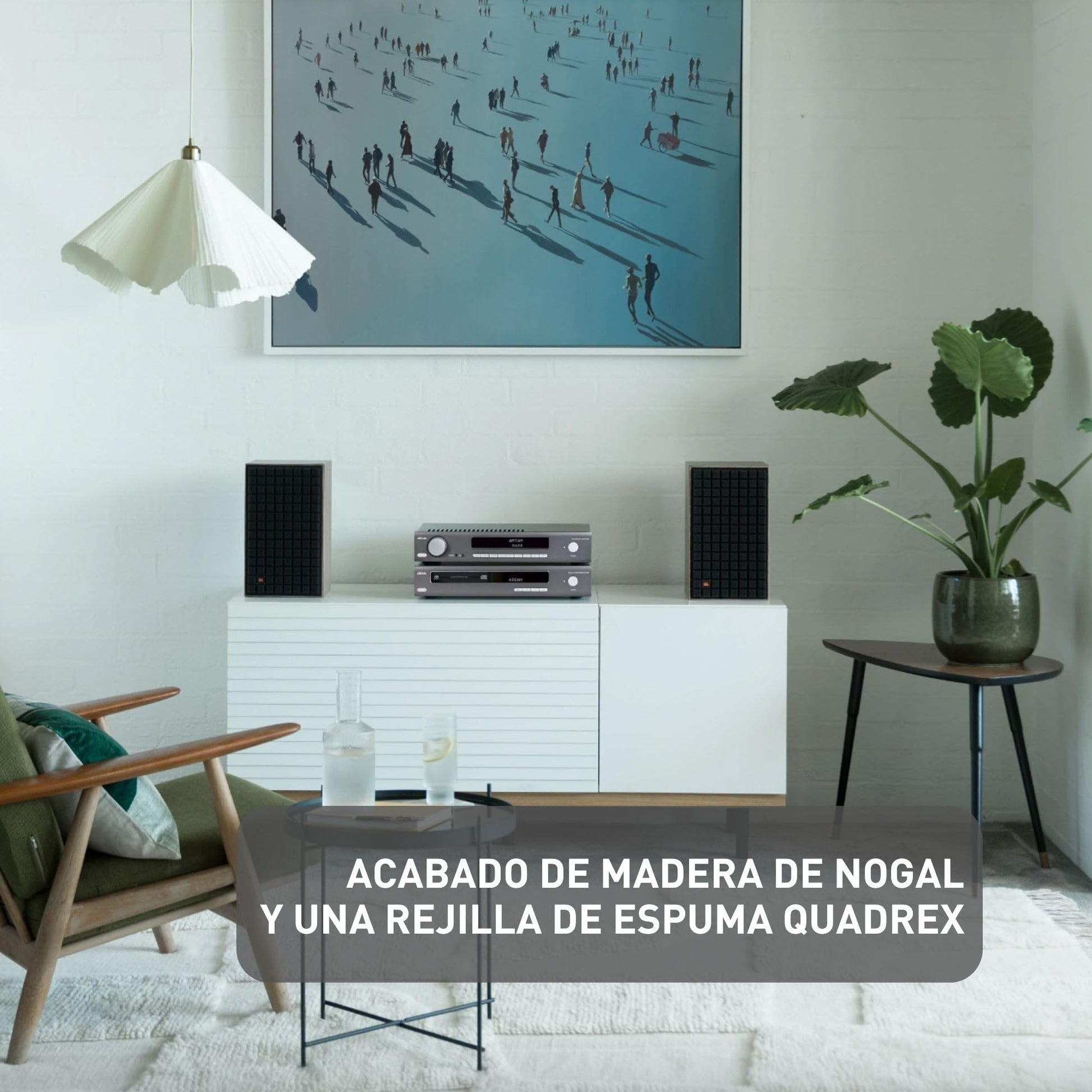 JBL Bafle de repiza 2-Way Bookshelf Loudspeaker de 10 a 75 Watts