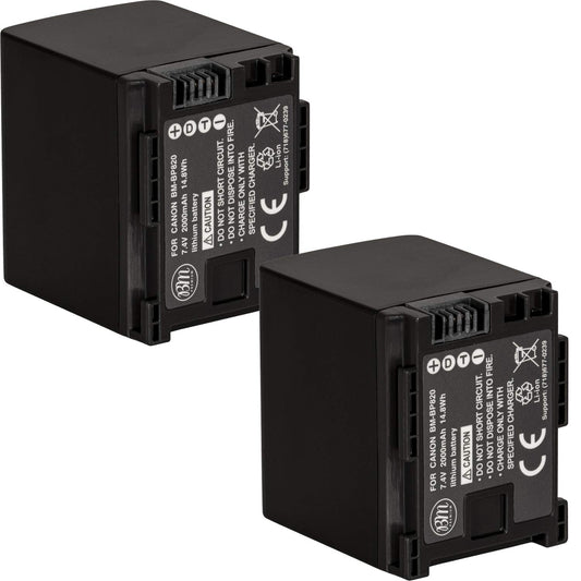 BM Premium 2 BP-820 Batteries for Canon VIXIA GX10, HF G21, HFG30, HFG40, HFM30, HFM31, HFM32, HFM300, HFM301, HFM40, HFM41, HFM400, XA10, XA11, XA15,