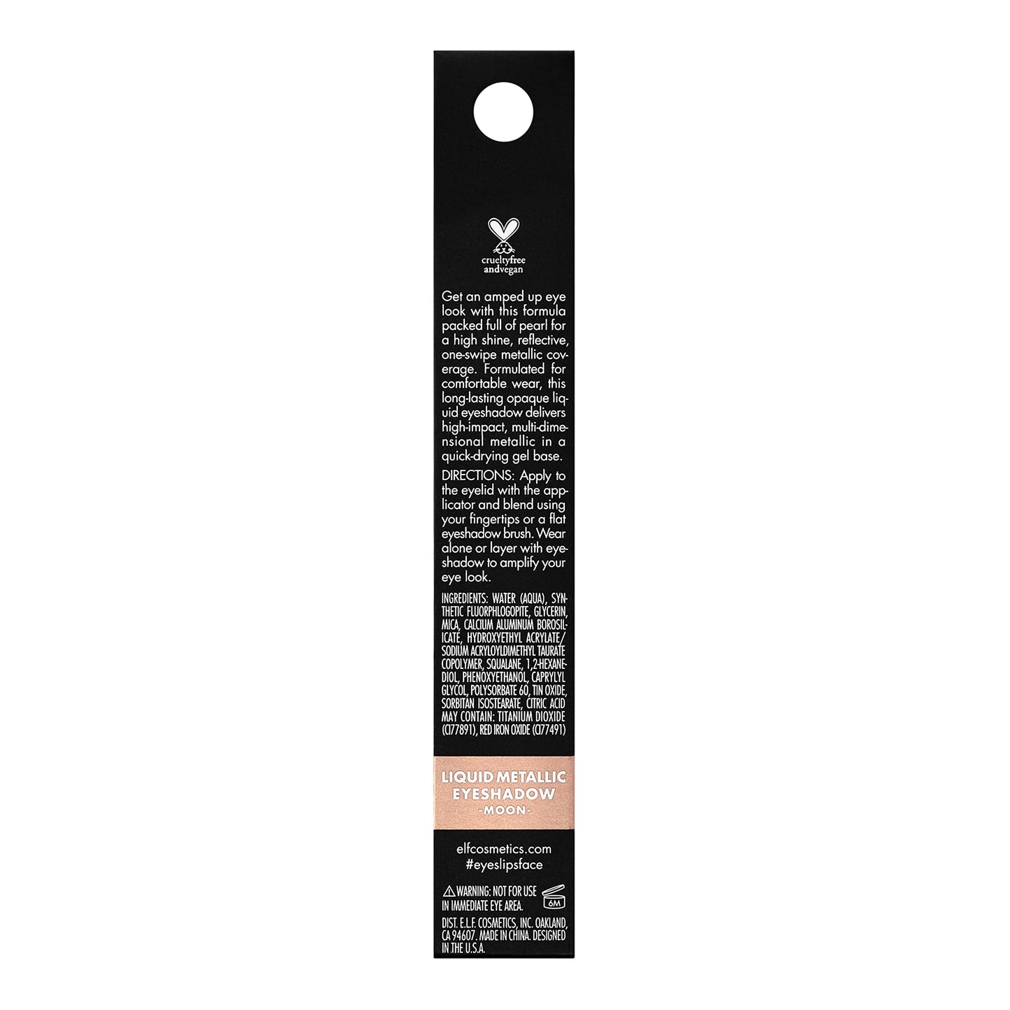 e.l.f Liquid Metallic Eyeshadows, Moon