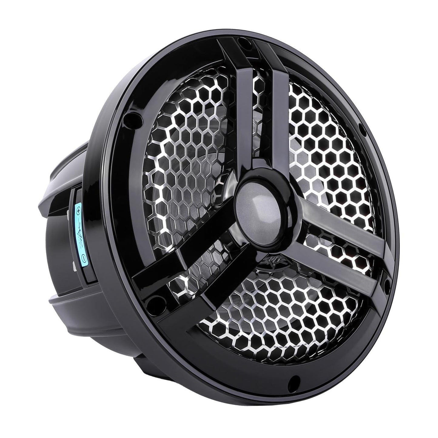 Skar Audio SKM8WBD4 8" 500W Max Power Dual 4 Ohm Subwoofer marino (negro)
