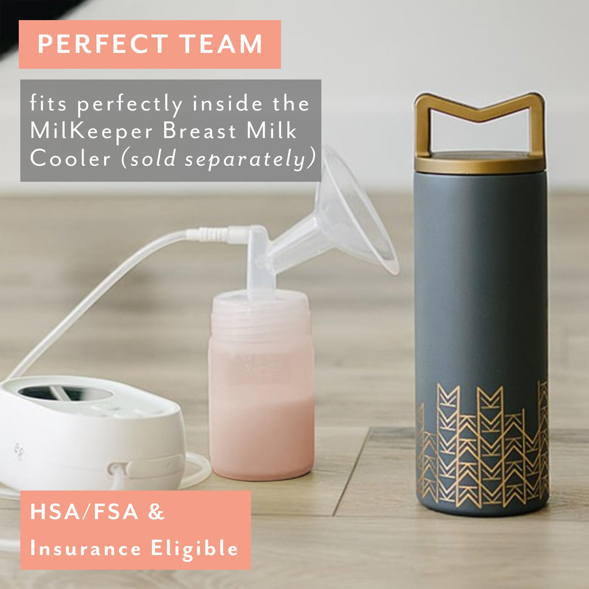 Mila's Keeper - Botellas de almacenamiento de leche materna de silicona premium, para bombeo, almacenamiento y alimentación, se adapta a bombas y pezones líderes, recipientes de almacenamiento de