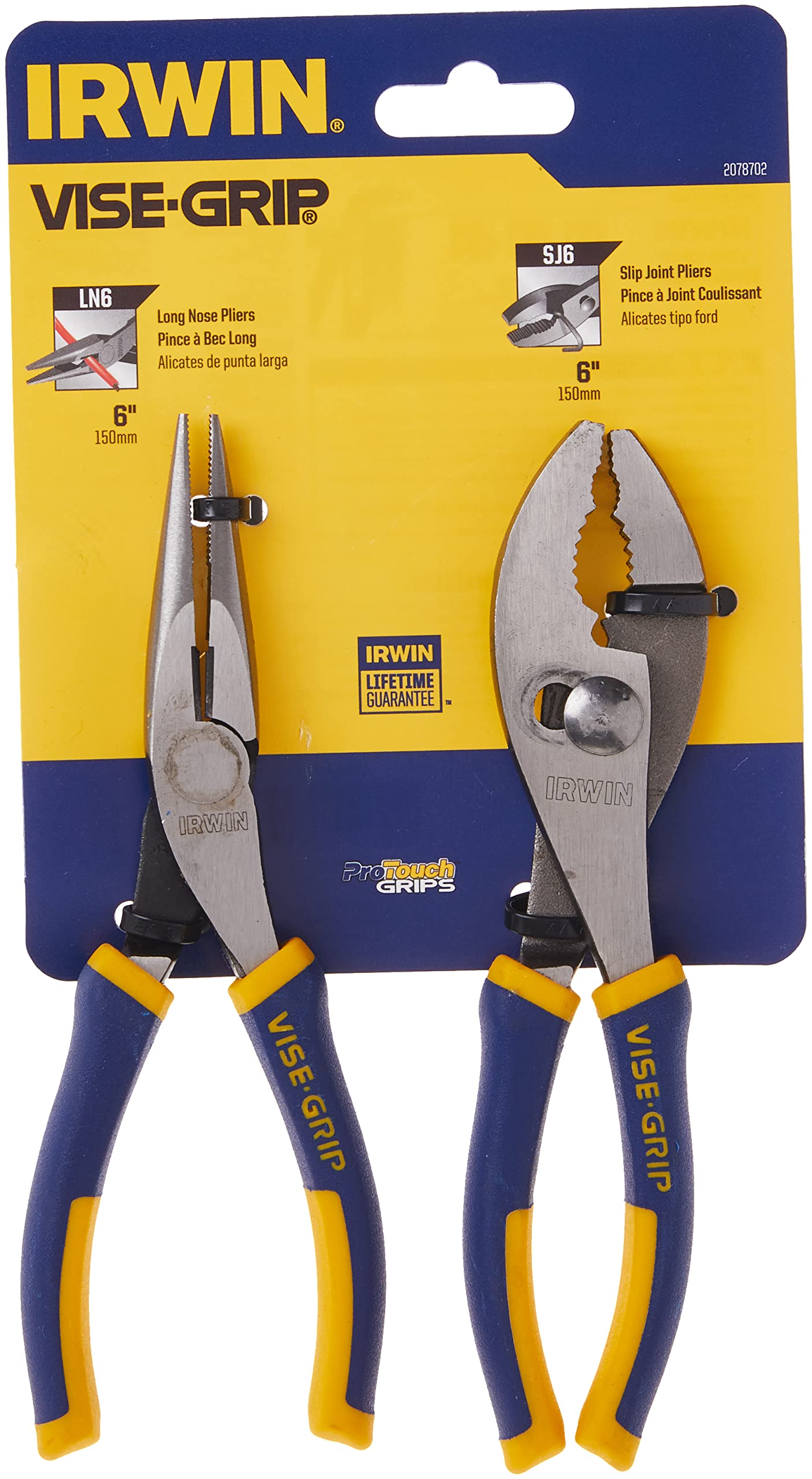 IRWIN Tools VISE-GRIP Pliers Set, 2-Piece Traditional (2078702)