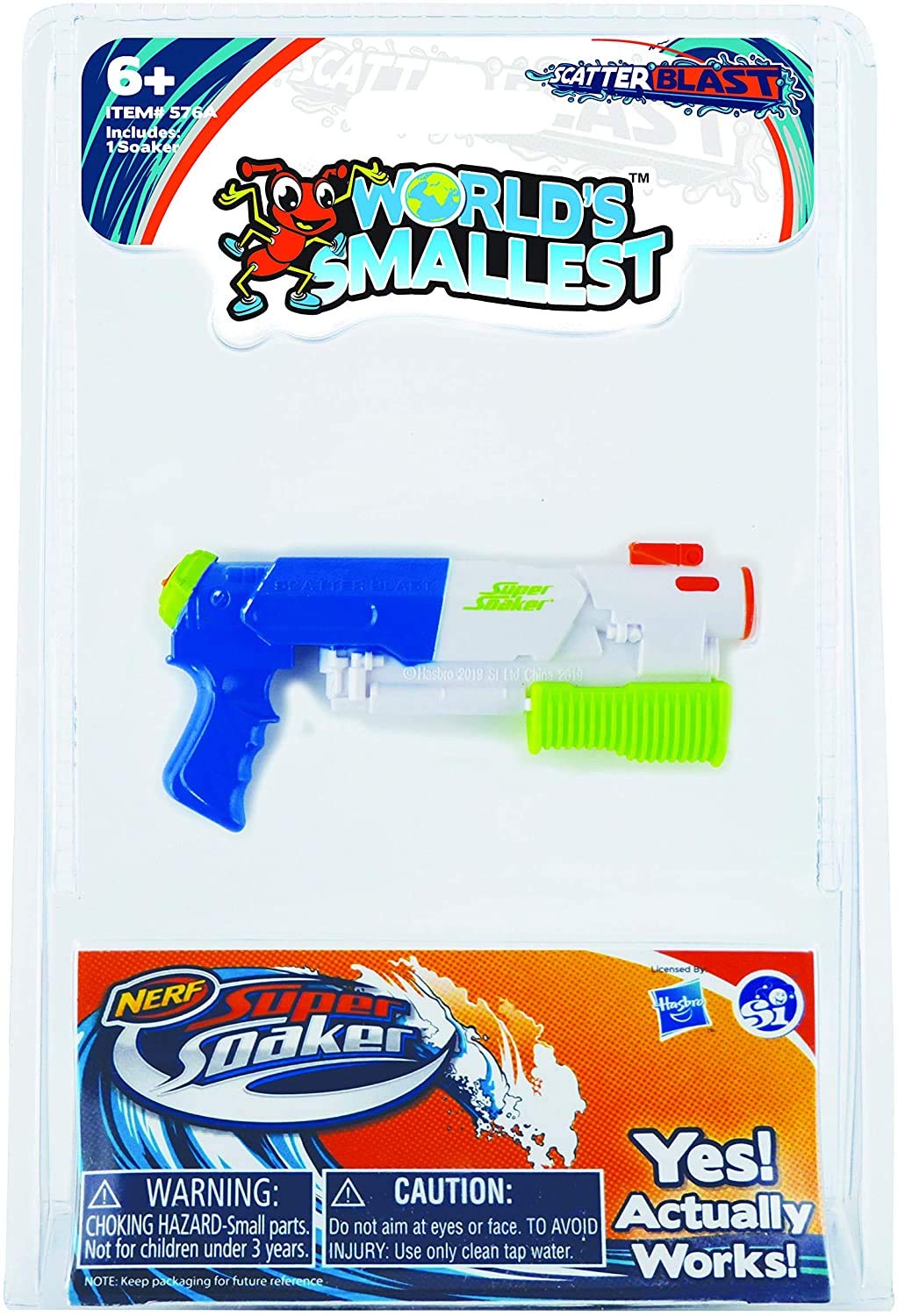 Juego de Super Soakers World's Smallest SS50 Barrage Scatter Blast Multicolor