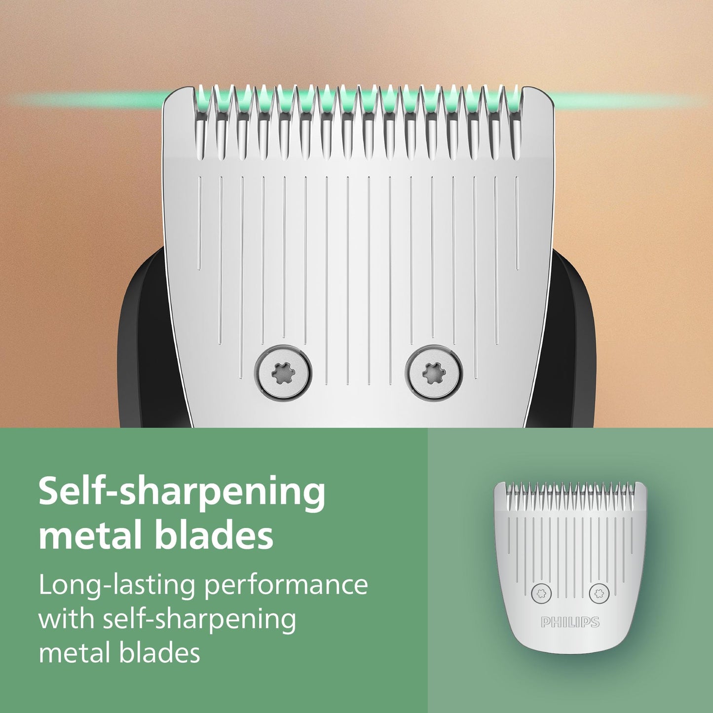 Norelco Philips All-in-One 9000 Series - Cortadora eléctrica de 23 piezas, afeitadora y cortadora para cara, barba, cabeza y cuerpo, cuchillas metálicas autoafilables, 29 ajustes de longitud (0,5-16