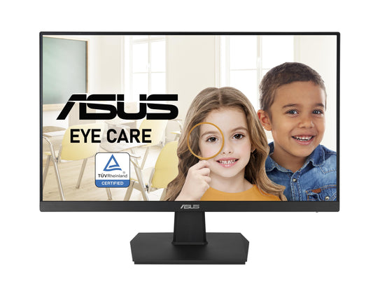 Asus Monitor sin marco 23.8" VA24EHE, panel IPS, 75Hz, Eye Care, Full HD, Adaptive-Sync/ FreeSync, Low Blue Light, Flicker Free, montable en la pared