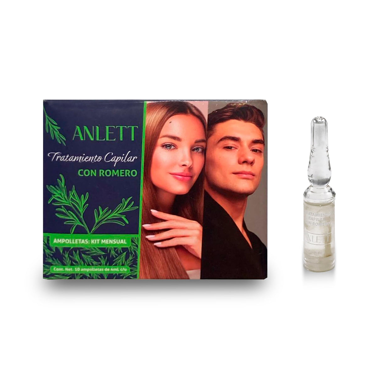Tratamiento Capilar Anlett Romero Natural Kit Mensual