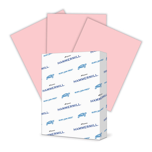 Hammermill Colors Pink, 24lbs, 8.5x11, 500 Sheets/1 Ream, (104463R)