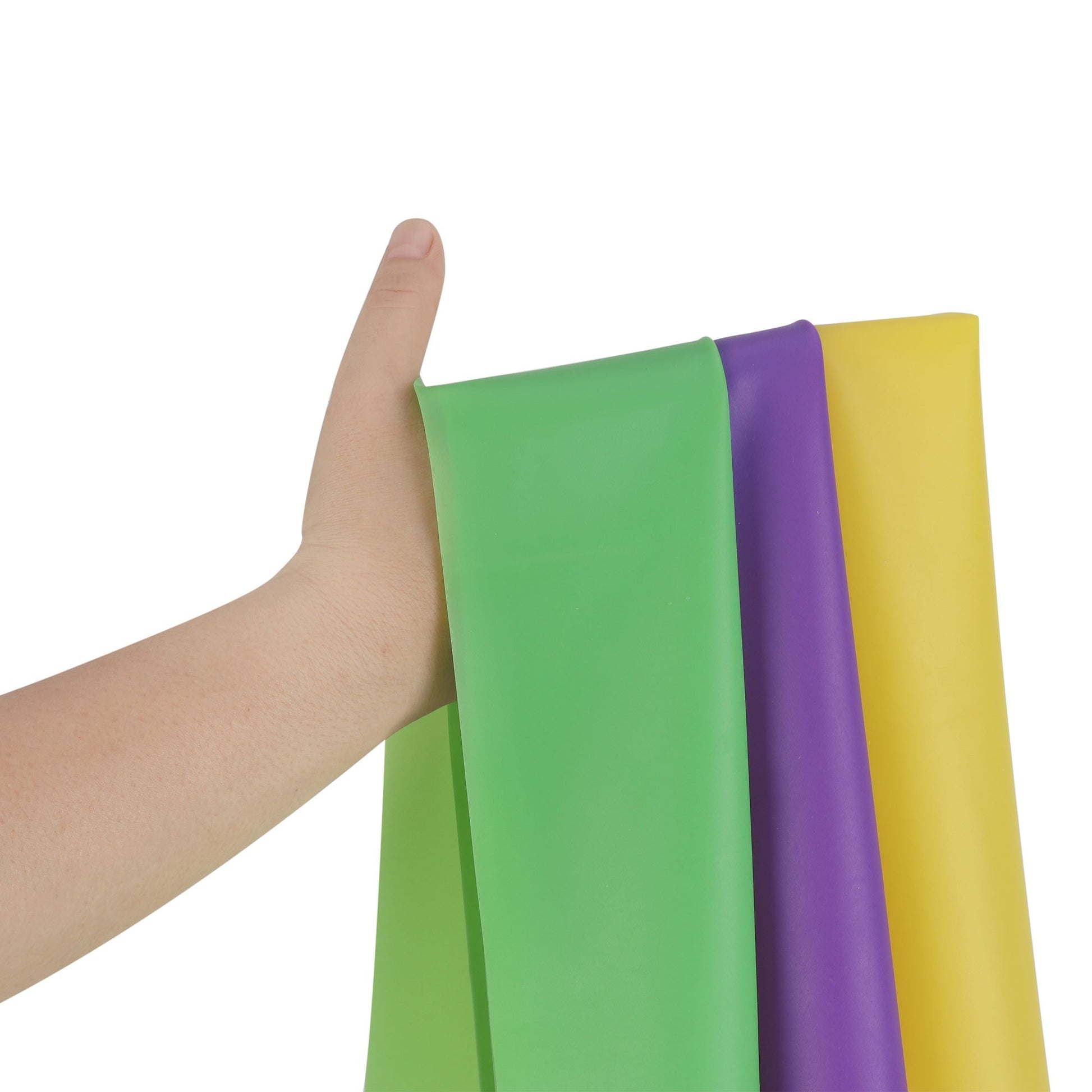 Juego de Bandas de Resistencia Planas OSA Multicolor para Yoga y Entrenamiento de Fuerza