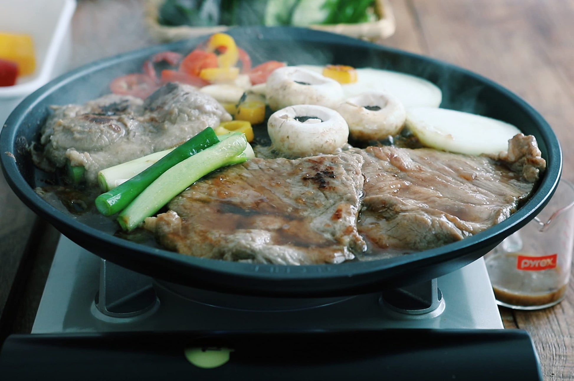 Parrilla Antiadherente TeChef GP12 Negro con Recubrimiento Teflón Select