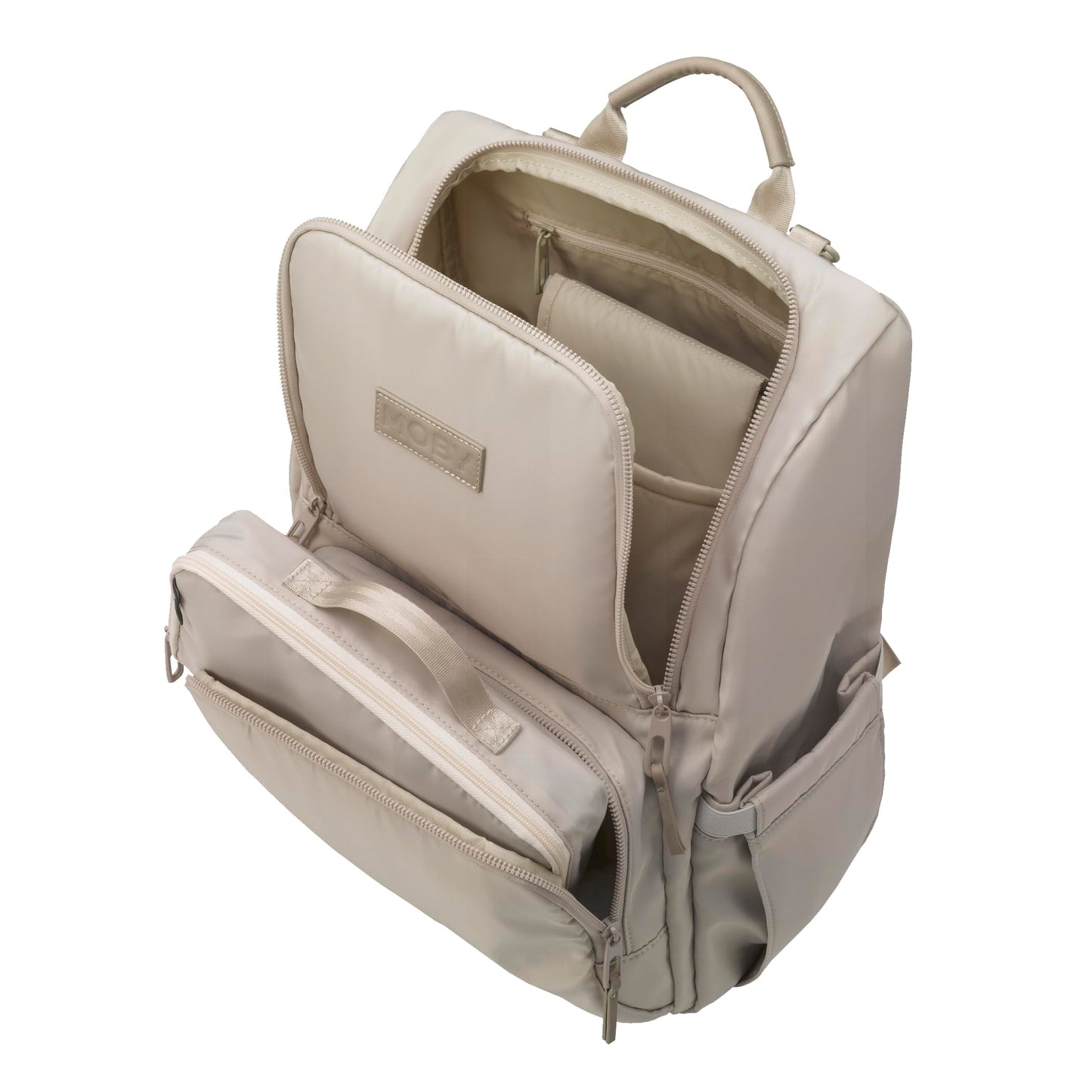 Moby Parent Pack Mochila para pañales, Duna, Large, Mochila para pañales