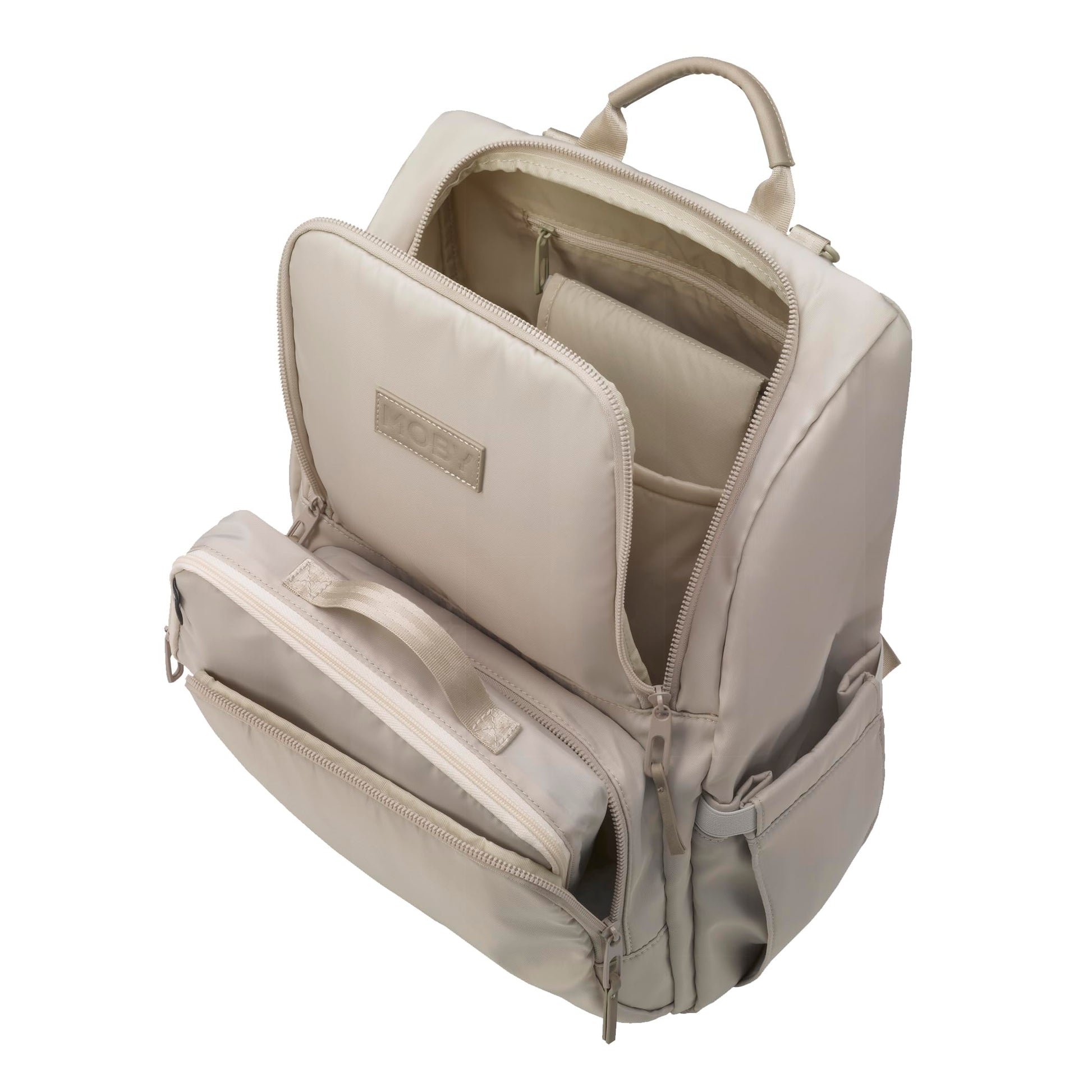 Moby Parent Pack Mochila para pañales, Duna, Large, Mochila para pañales