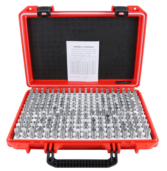 Juego de Clavijas de Enchufe de Acero Accusize Industrial Tools de 0.251-0.500 Pulgadas 250 Piezas Clase Zz M2(-)