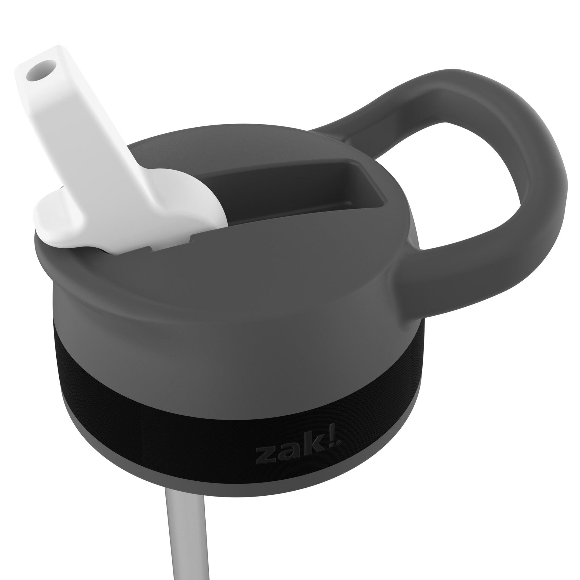 Botella de Agua Tritán Zak Designs Azul con Pajita y Lazo de Transporte para Niñas