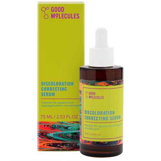 Good Molecules Discoloration Correcting Serum 75ml - Tranexamic Acid and Niacinamide for Dark Spots, Acne Scars, Sun Damage, Hyperpigmentation, and Age Spots - Fragrance Free, Vegan, and pH 5.5