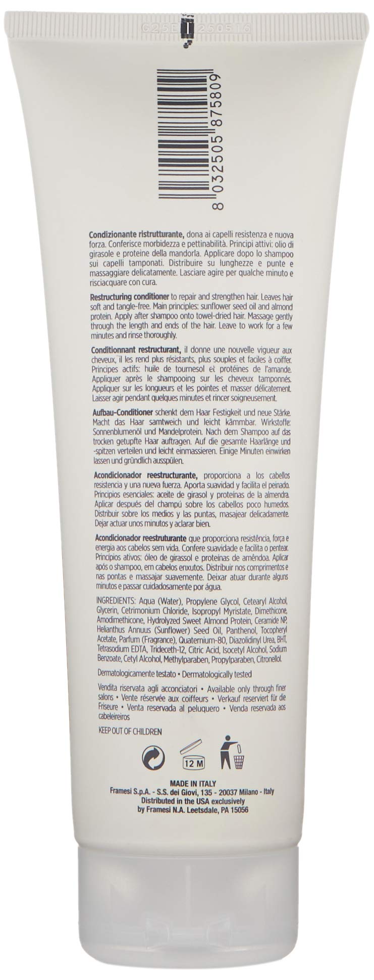 Framesi Morphosis Repair Conditioner, 8.4 Ounce