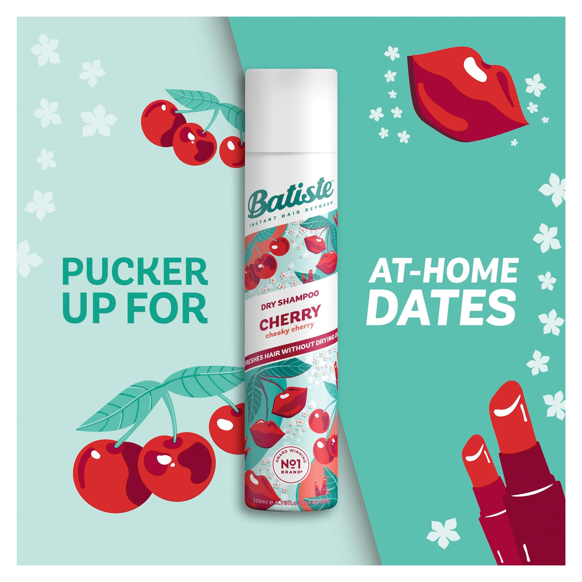Batiste Dry Shampoo, Cherry Fragrance, 6.73 Ounce
