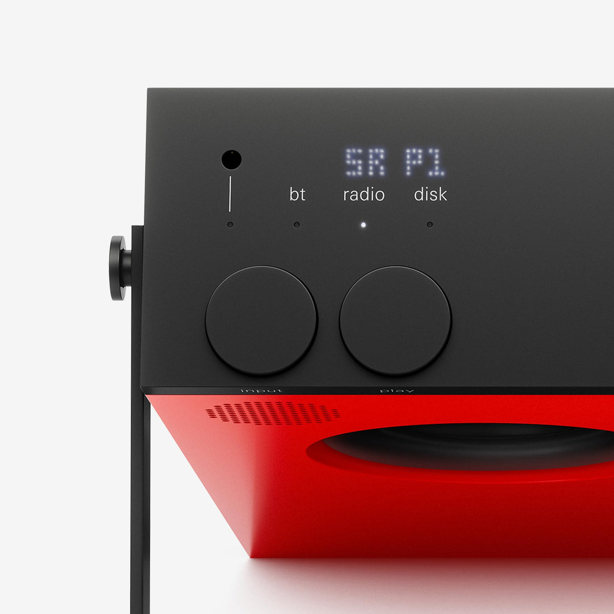 Altavoz Estéreo Inalámbrico Bluetooth Teenage Engineering Rojo con Radio FM y Batería Recargable de Larga Duración