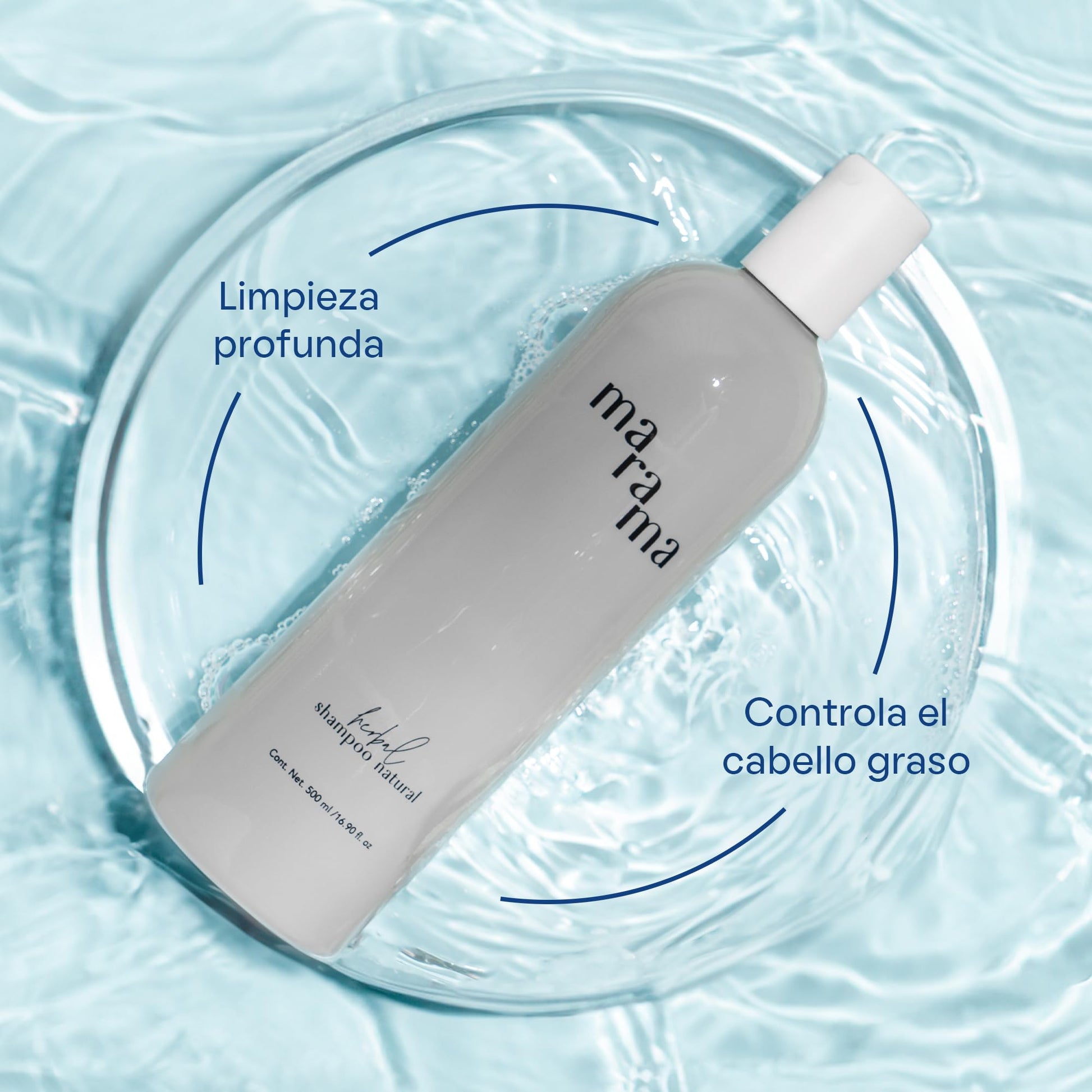 MARAMA | Herbal Kit | Shampoo sin Parabenos + Aloe Acondicionador sin Parabenos | Tratamiento para Cabello Maltratado - Aloe Vera | Anti Frizz Cabello | Vegano - Cruelty-Free
