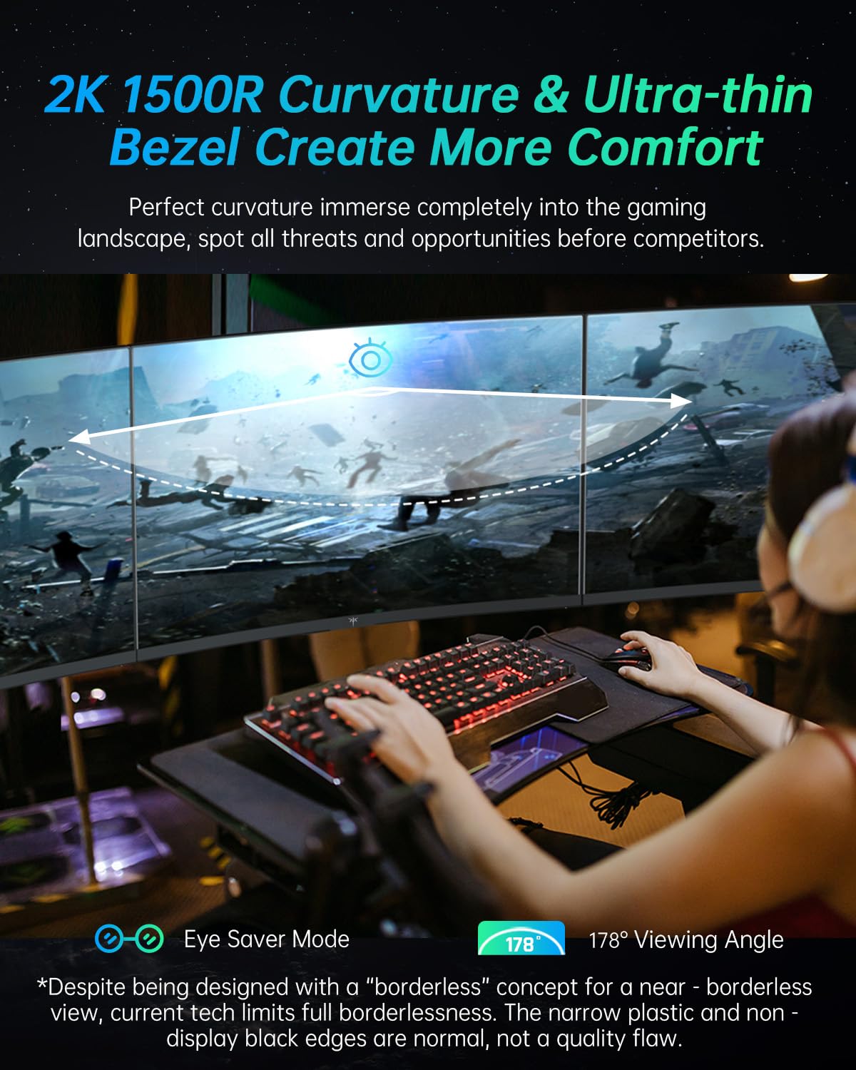 KTC - Monitor para videojuegos, vc1205 (H32S17)