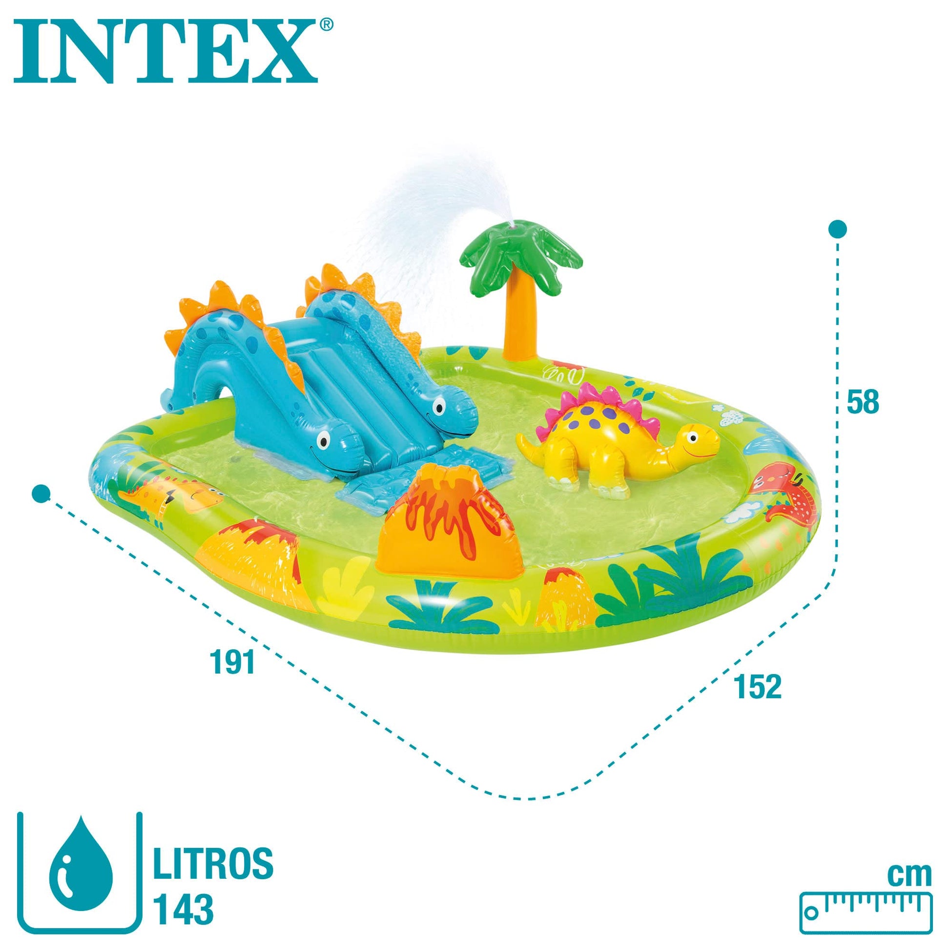 INTEX 57166NP Playcenter Dinosaurios, Varios