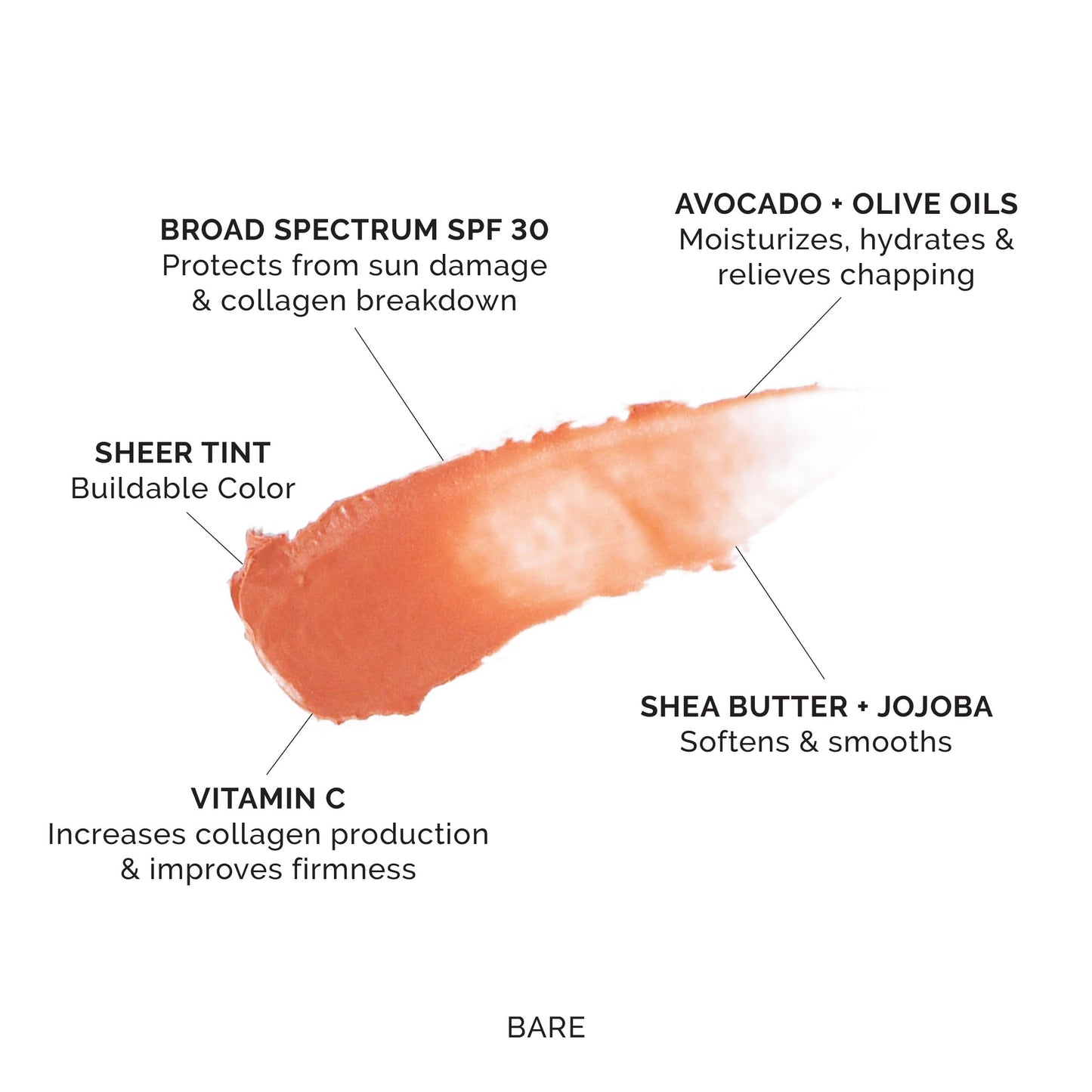 Protector Labial MDSolarSciences Nude Hidratante FPS 30 Fórmula Vegana Sin Químicos