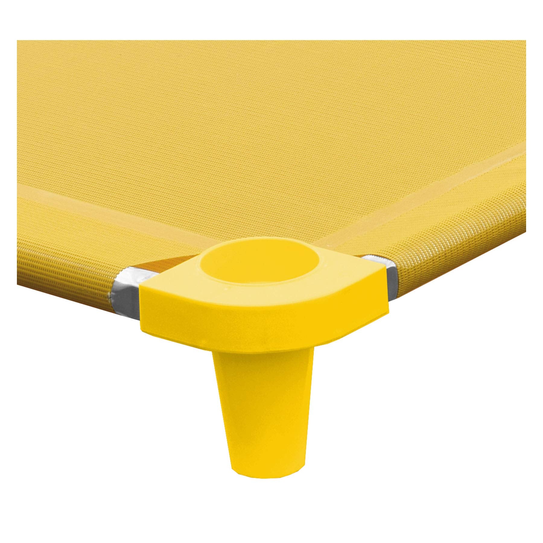 Acrimet - Cama para cuna infantil para niños, viajes, cuidado de día, 52 x 21 pulgadas, color amarillo, 1 paquete