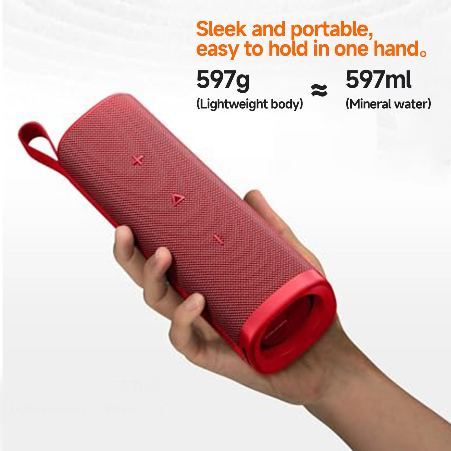 Altavoz Bluetooth portátil Xiaomi (30 W), sonido, estéreo inalámbrico verdadero, Bluetooth 5.4, IP70 impermeable, reproducción de larga duración, rojo