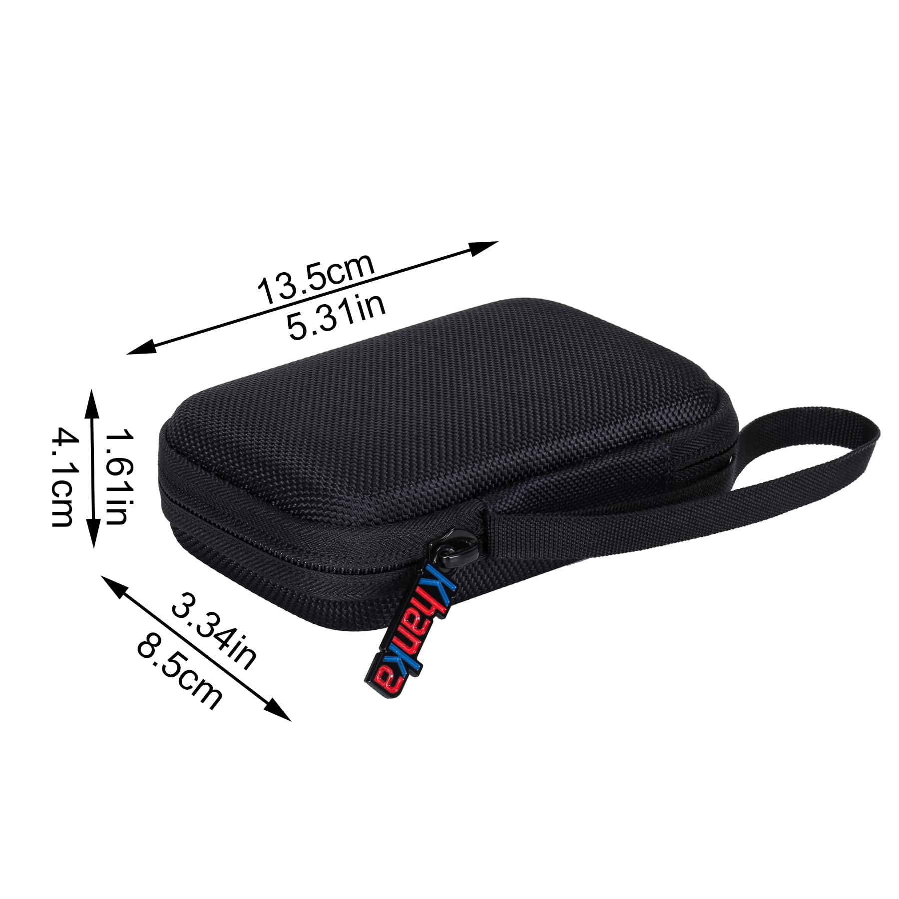 Carcasa Rígida Khanka Negro para Batería Magnética Anker 621/622/633 MagGo