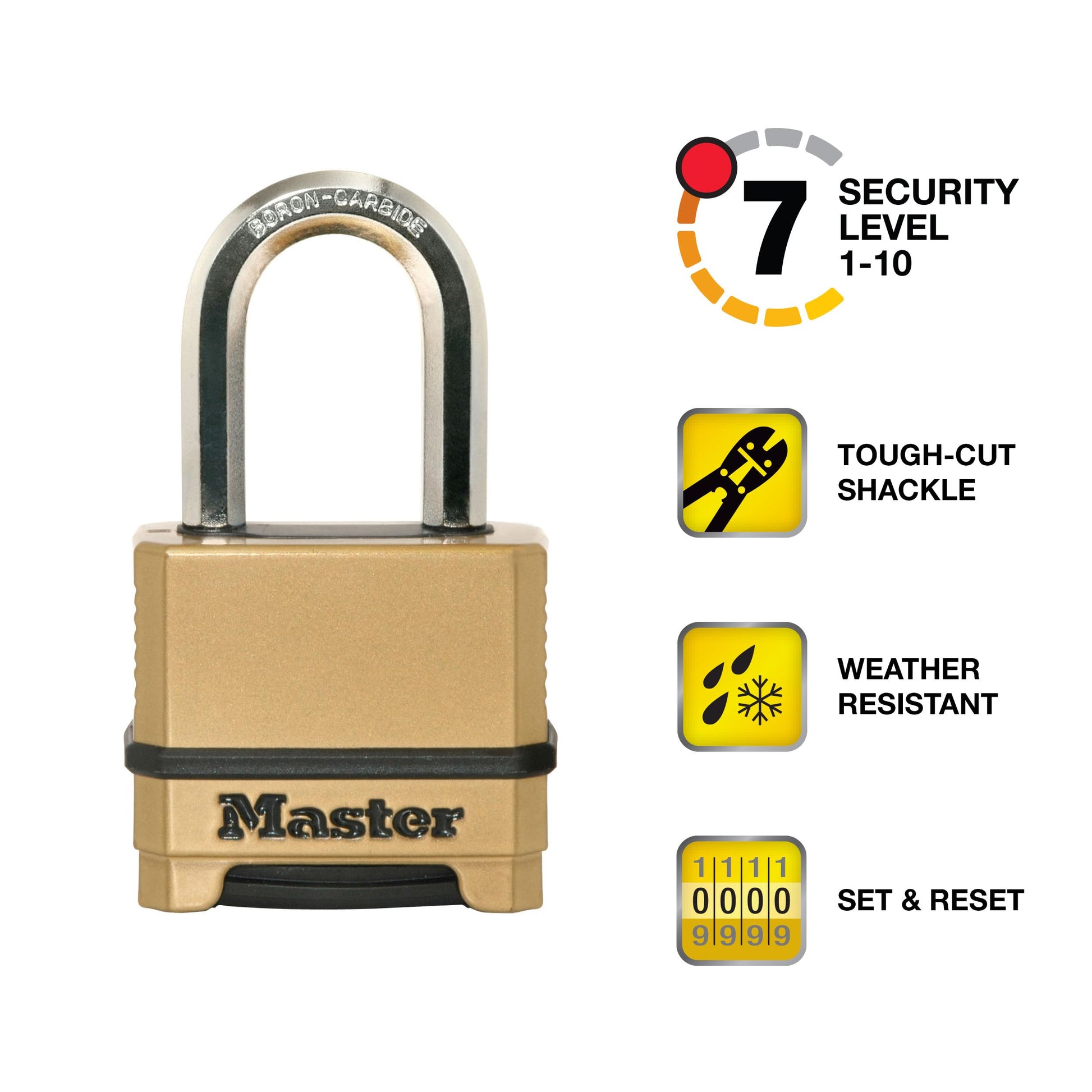 Candado de Combinación Master Lock Magnum 5.08 cm M175XDLF