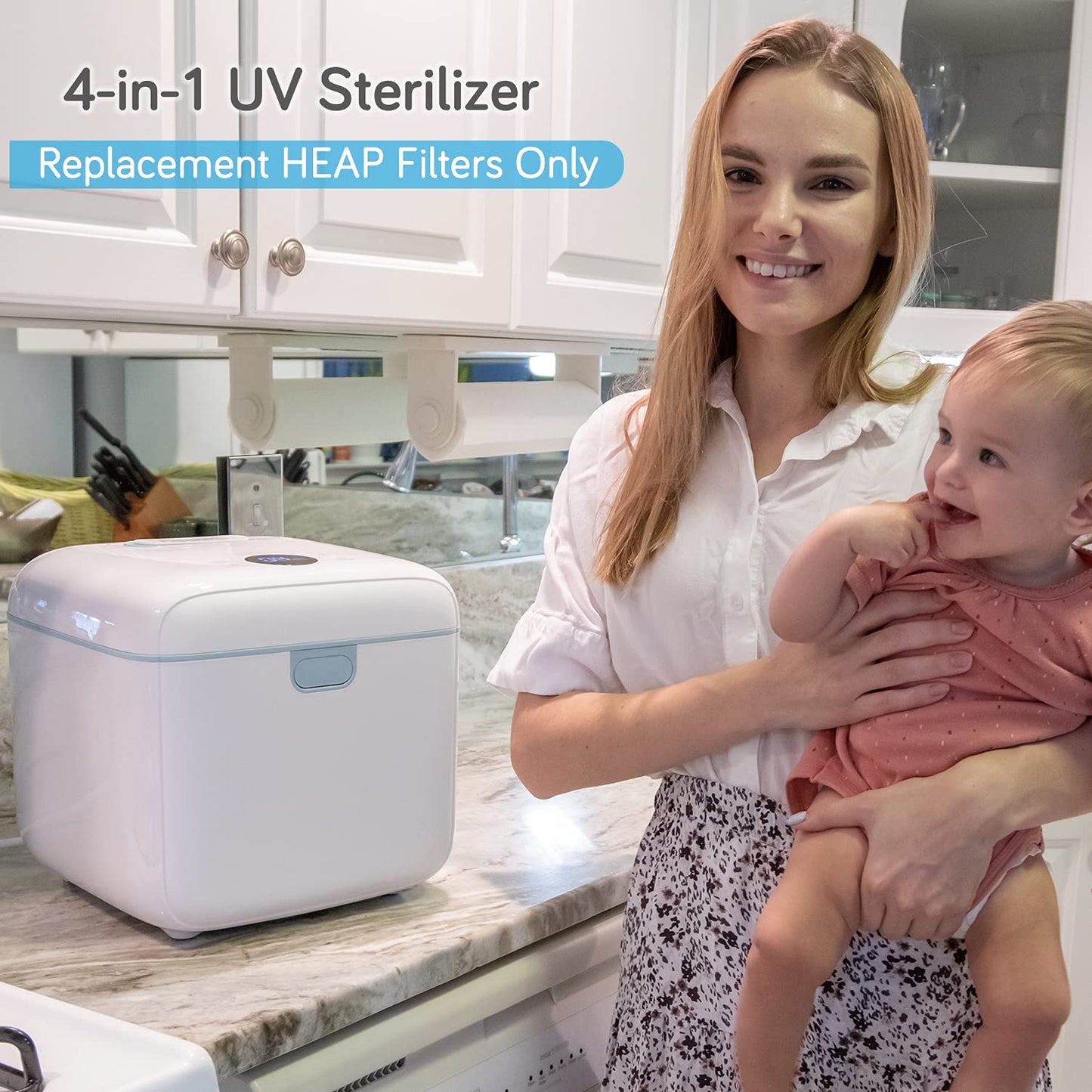 Papablic Filtros de repuesto HEAP para esterilizador UV 4 en 1