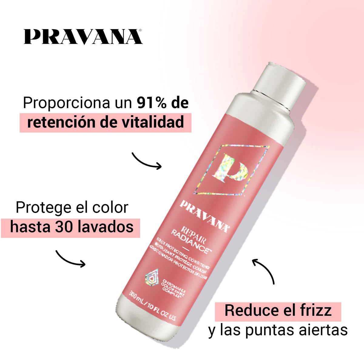 PRAVANA Repair Radiance Acondicionador, Brillo y Protección Cabello 300ml