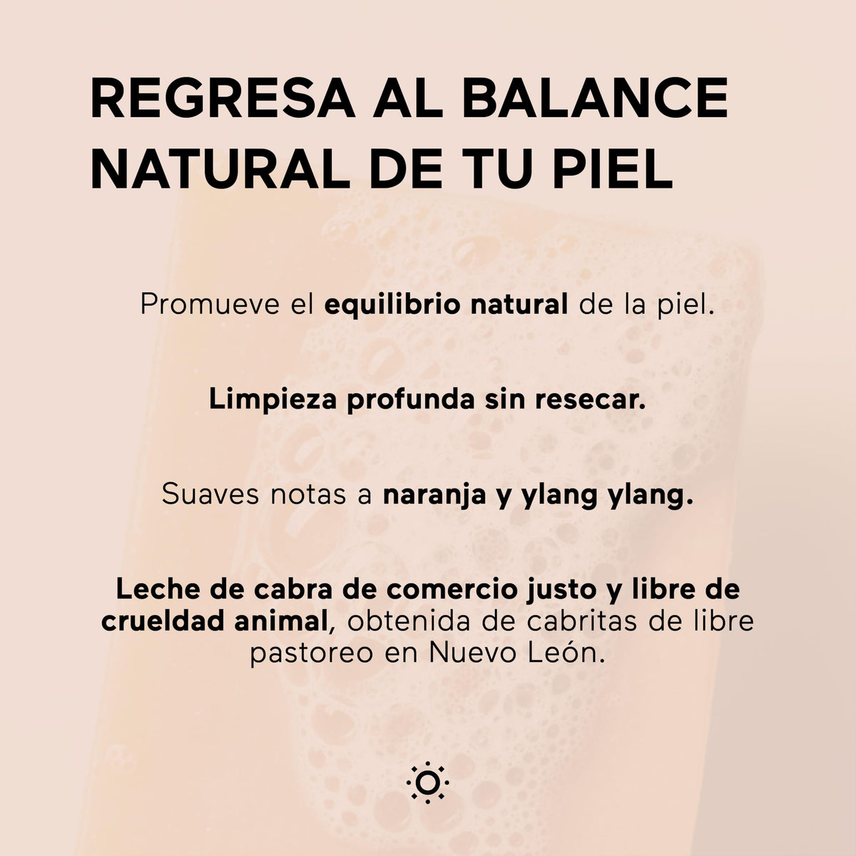 AHAL Jabón Facial en Barra Leche de Cabra Limpieza Profunda 80 g