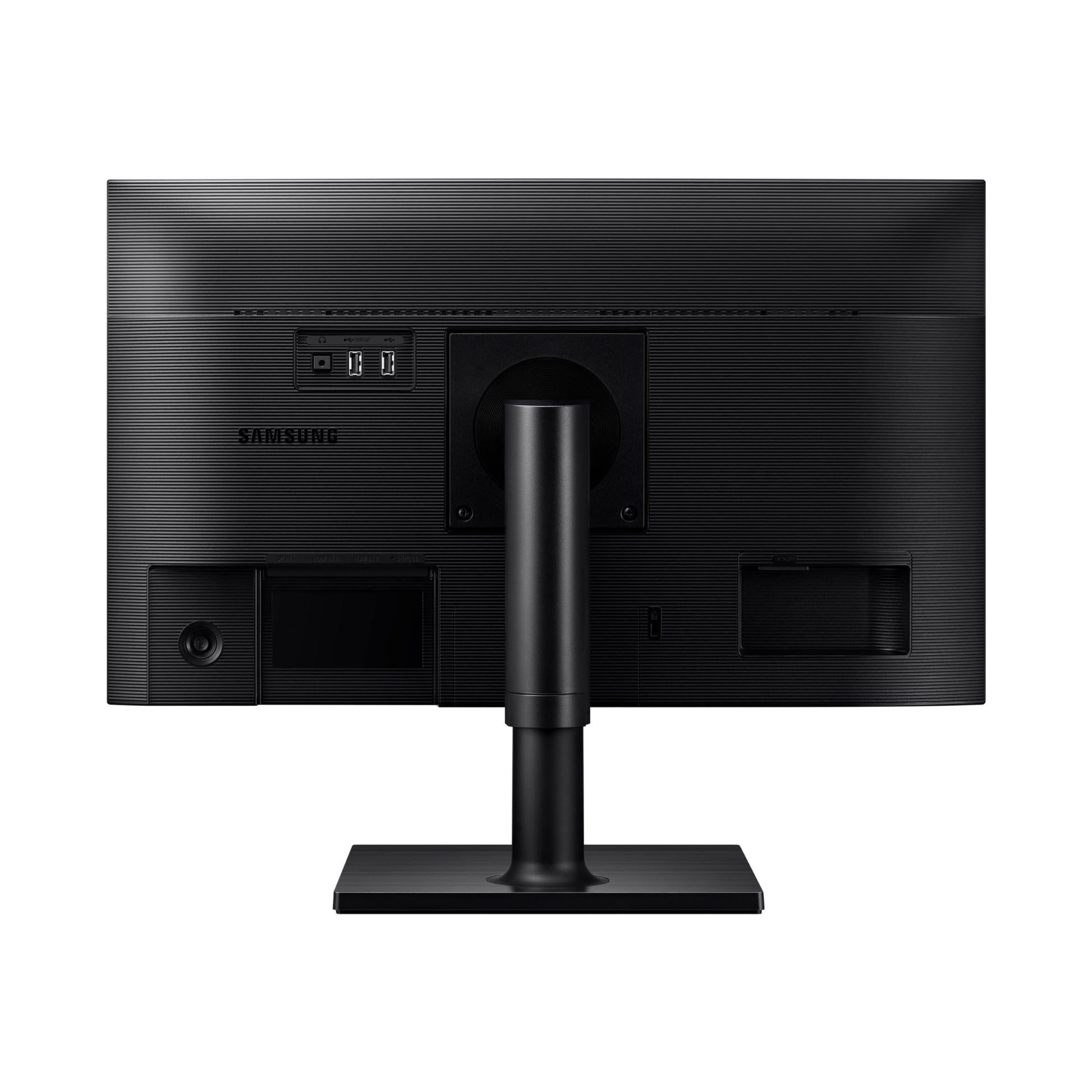 SAMSUNG FT45 Series Monitor de computadora FHD 1080p de 24 Pulgadas, 75 Hz, Panel IPS, HDMI, DisplayPort, concentrador USB, Soporte de Altura Ajustable, WRNTY de 3 años (LF24T454FQNXGO), Negro